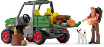 Schleich® Spielwelt FARM WORLD, Waldbauer mit Fahrzeug (42659)