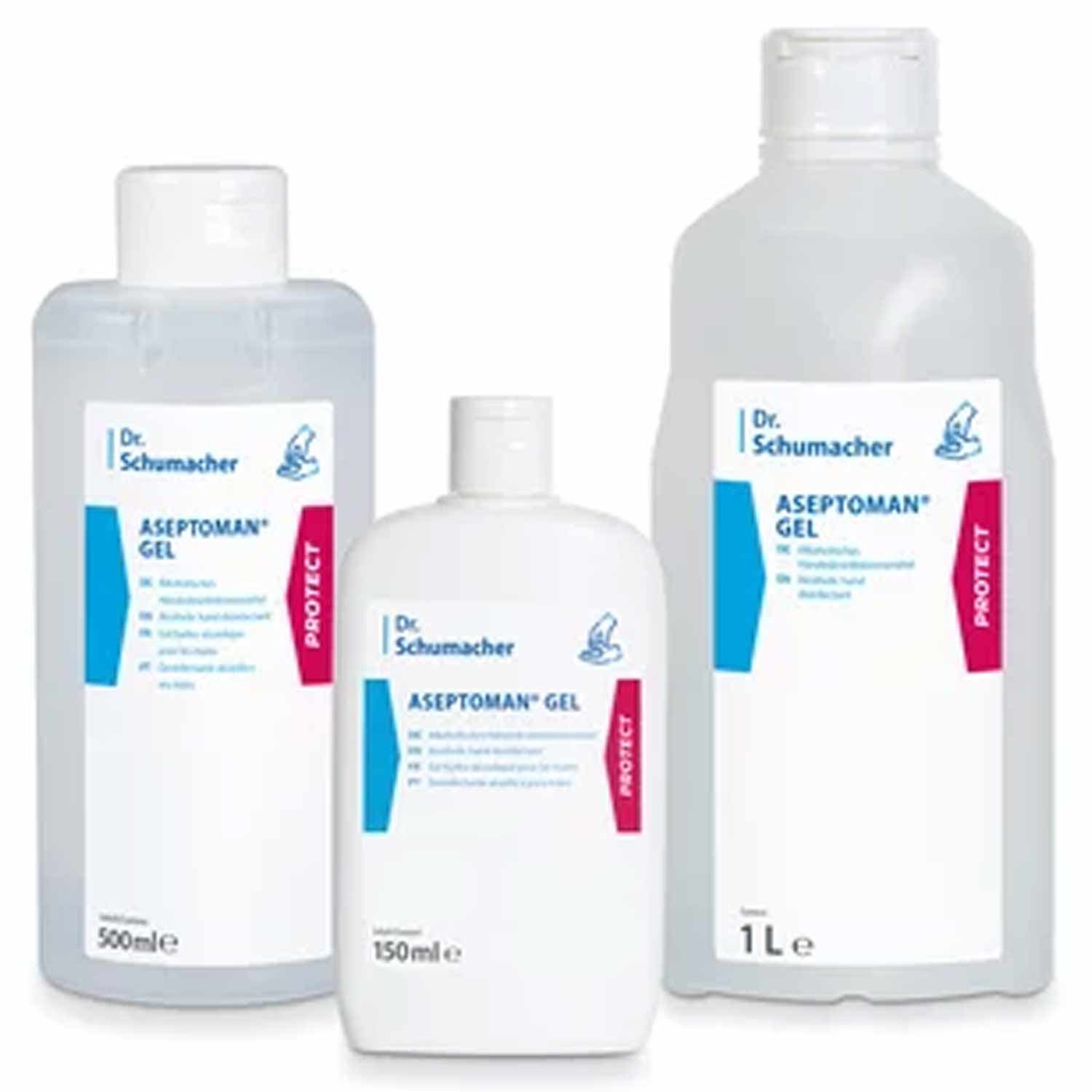 Dr. Schumacher Aseptoman Gel - 1 Liter Hand-Desinfektionsmittel