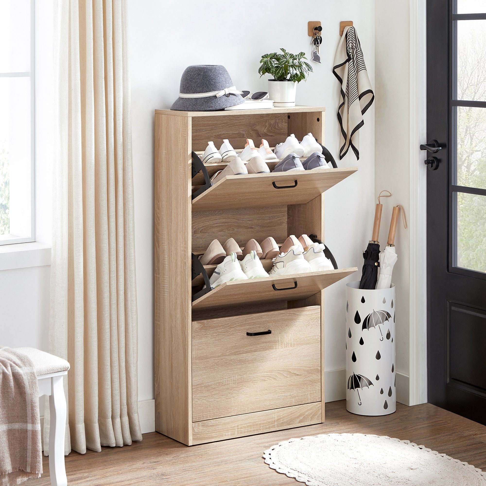 Schuhschrank in beige online kaufen OTTO