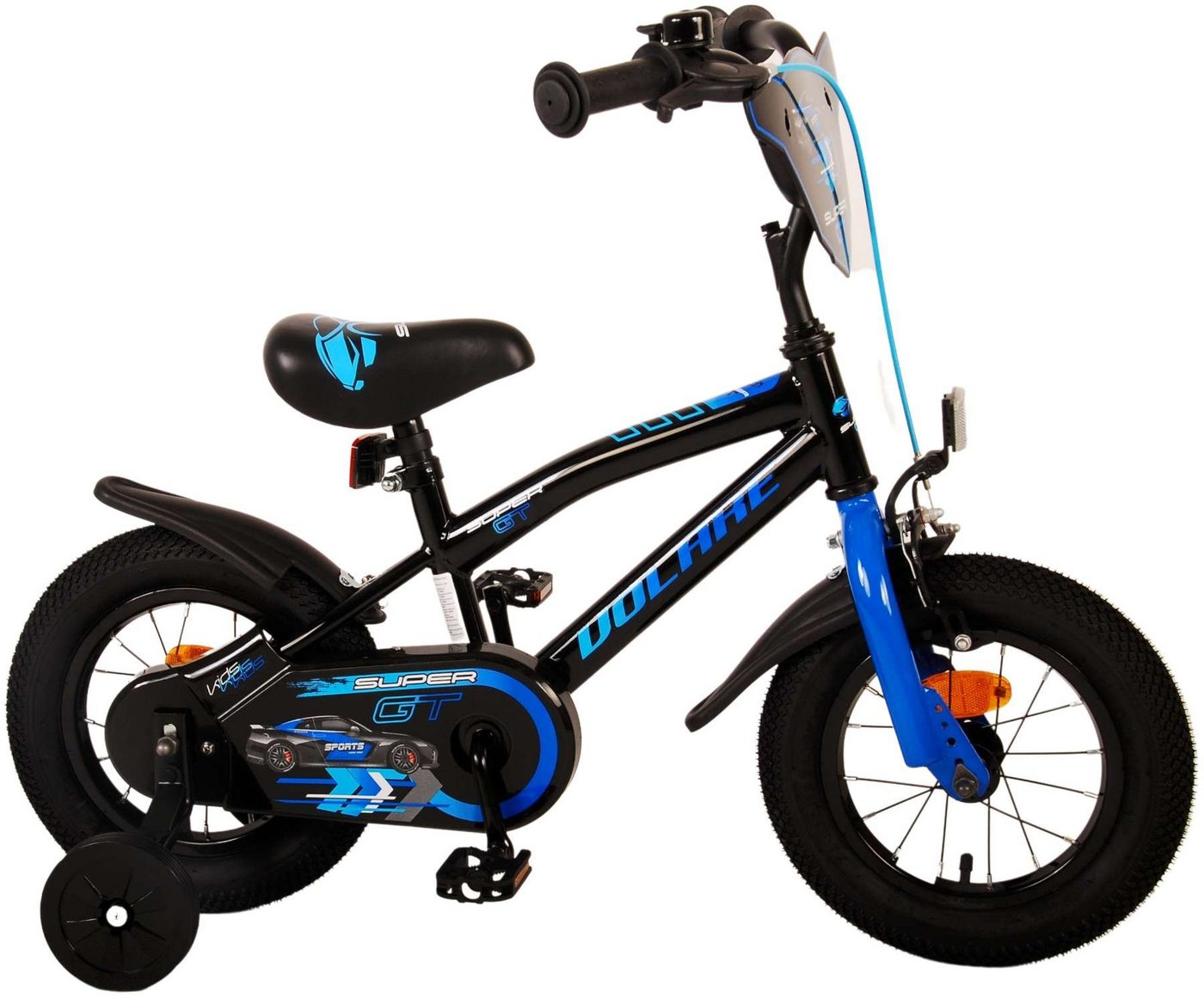 Thumbnail - TPFSports Kinderfahrrad Volare Super GT 12 Zoll Rücktritt und Handbremse, 1 Gang, (Jungs Fahrrad - Rutschfeste Sicherhei...