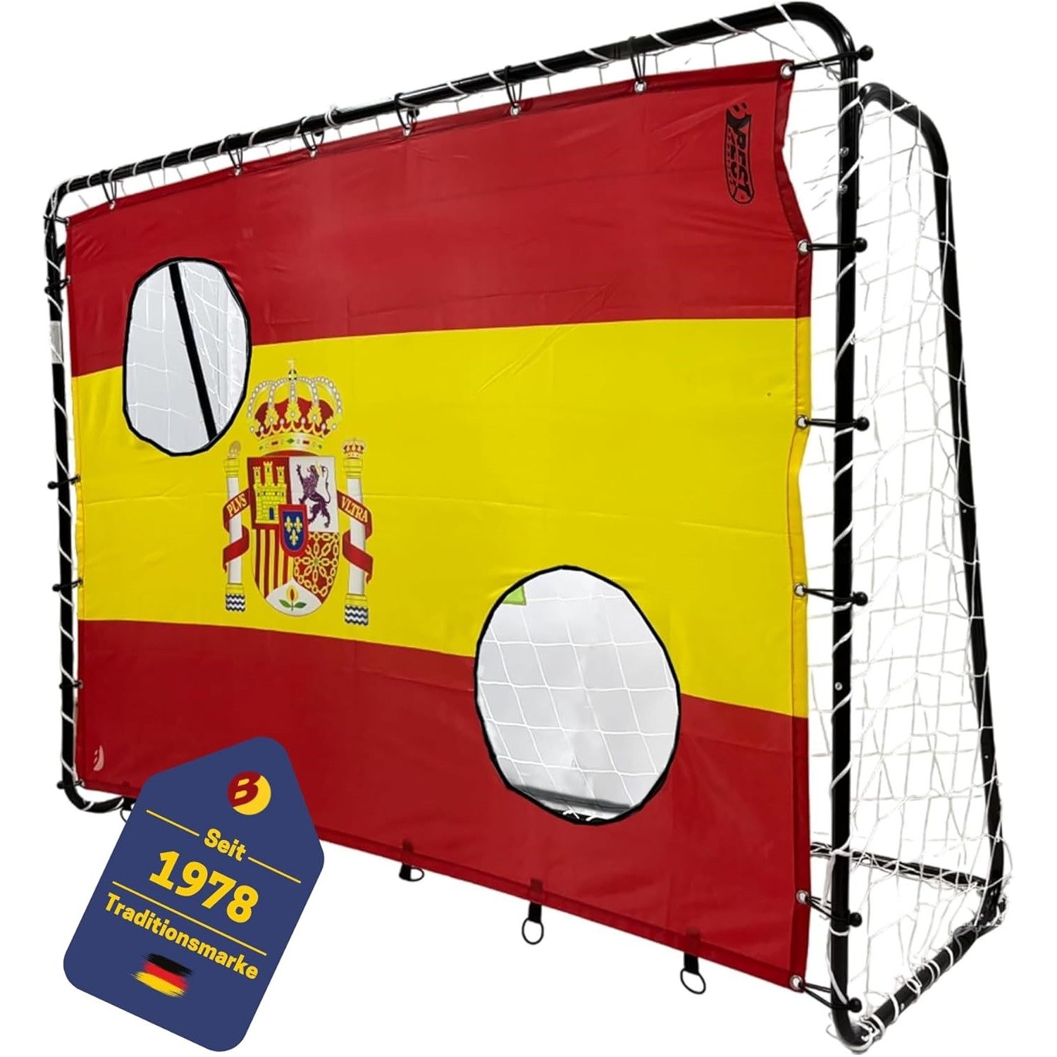 Fußballtor 11053-11062 Fußballtor-Set 213 x 152 x 76 cm in Schwarz mit