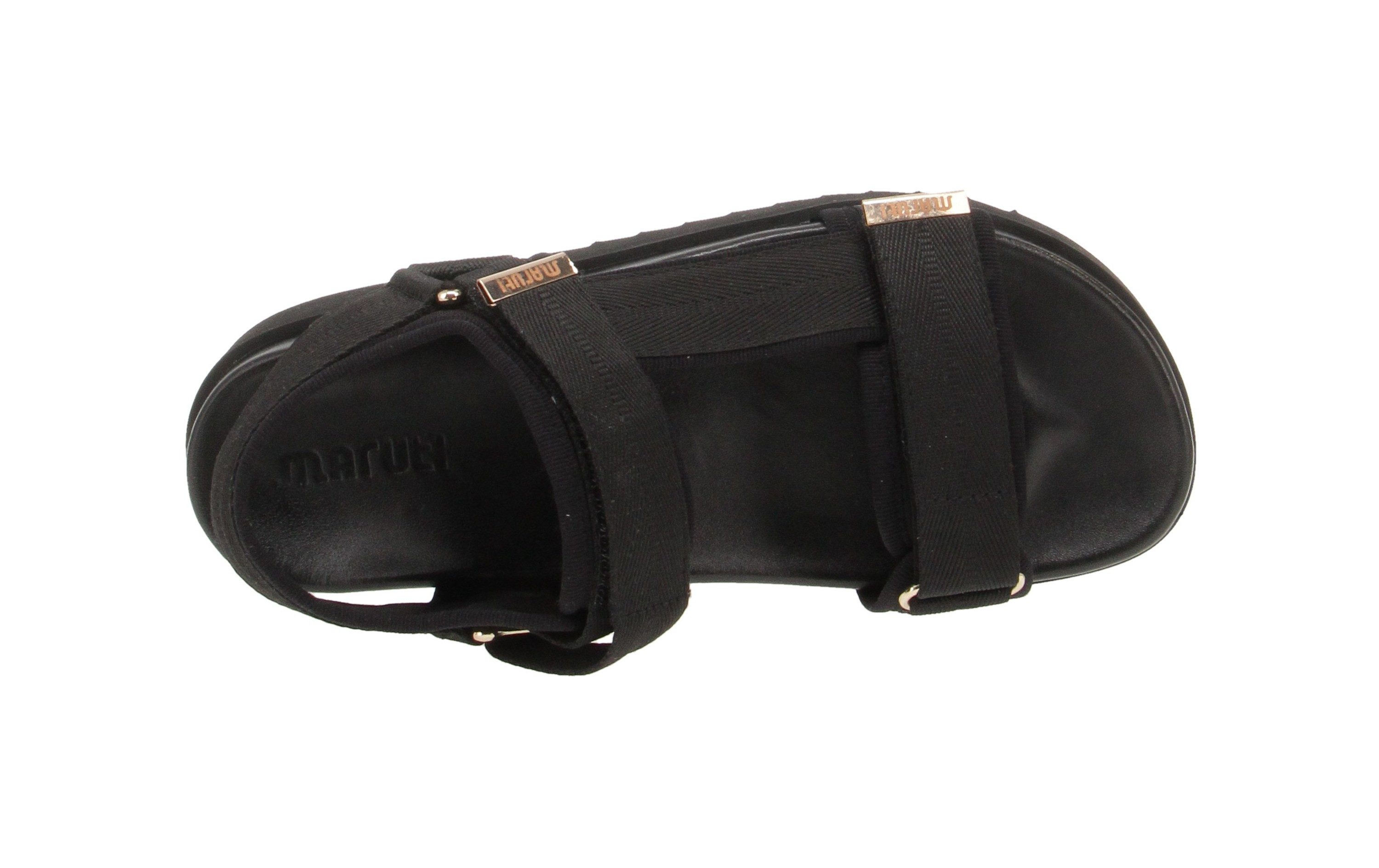 Maruti Maruti 66.1653.01-A00 Beau Textile - Damen Schuhe Sandaletten - Black Sandale