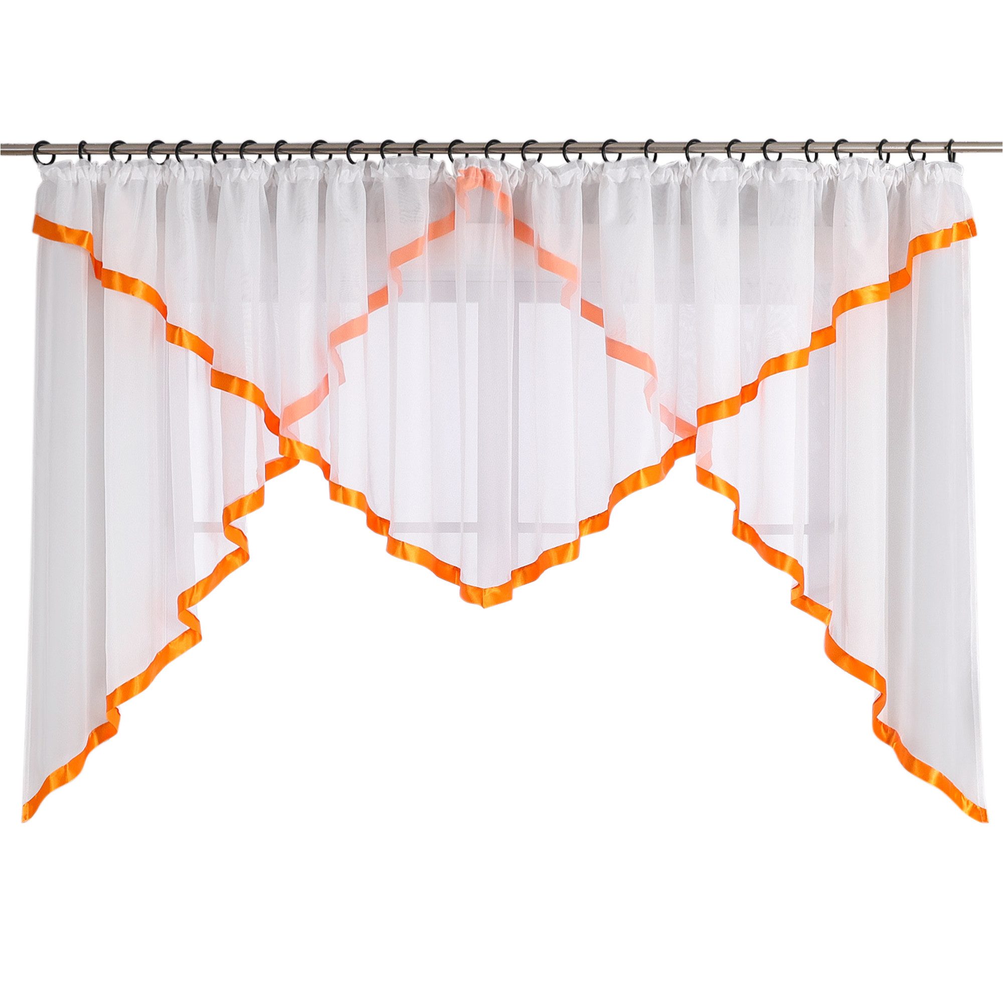 Joyswahl Scheibengardine Claudia (1 St), Kräuselband, transparent, Voile mi günstig online kaufen