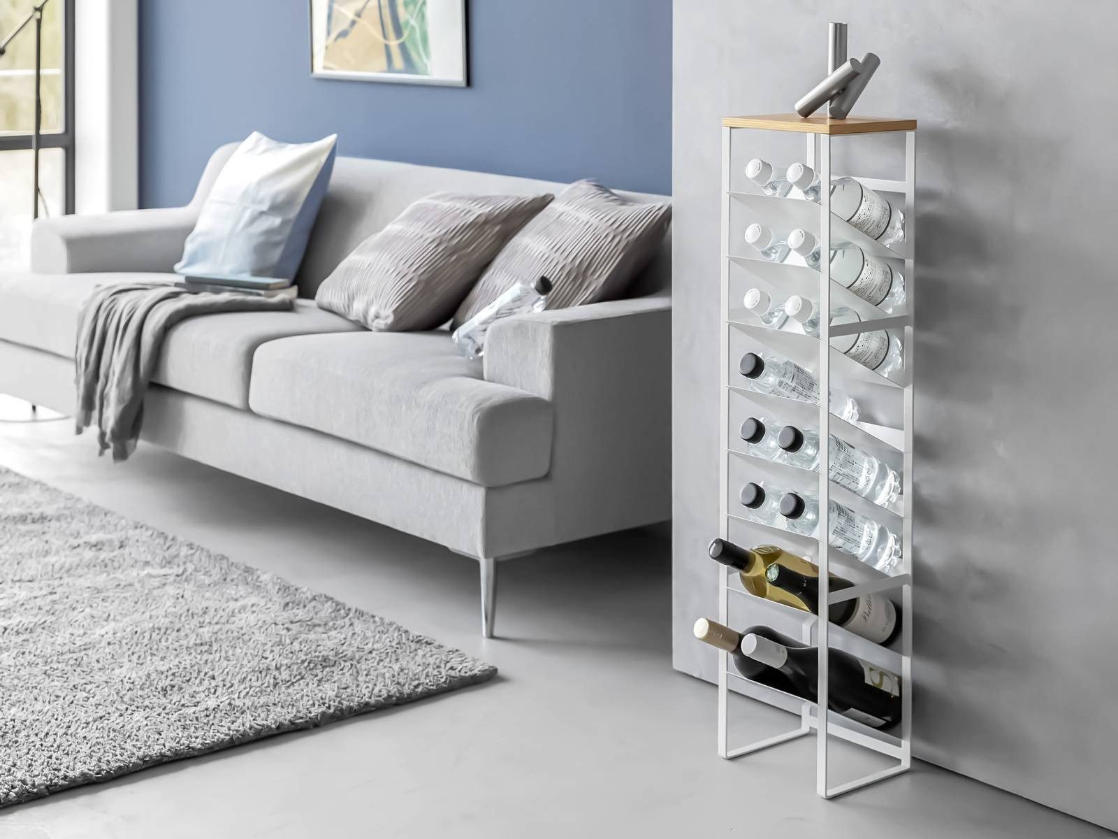 Yamazaki Küchenregal "Tower" Flaschenregal mit 8 günstig online kaufen