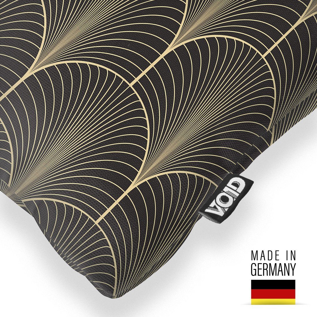 VOID Kissenbezug, (1 Stück), Vintage Japan Bogen Wellen Muster Art deco Ornamente Muster Bad japan