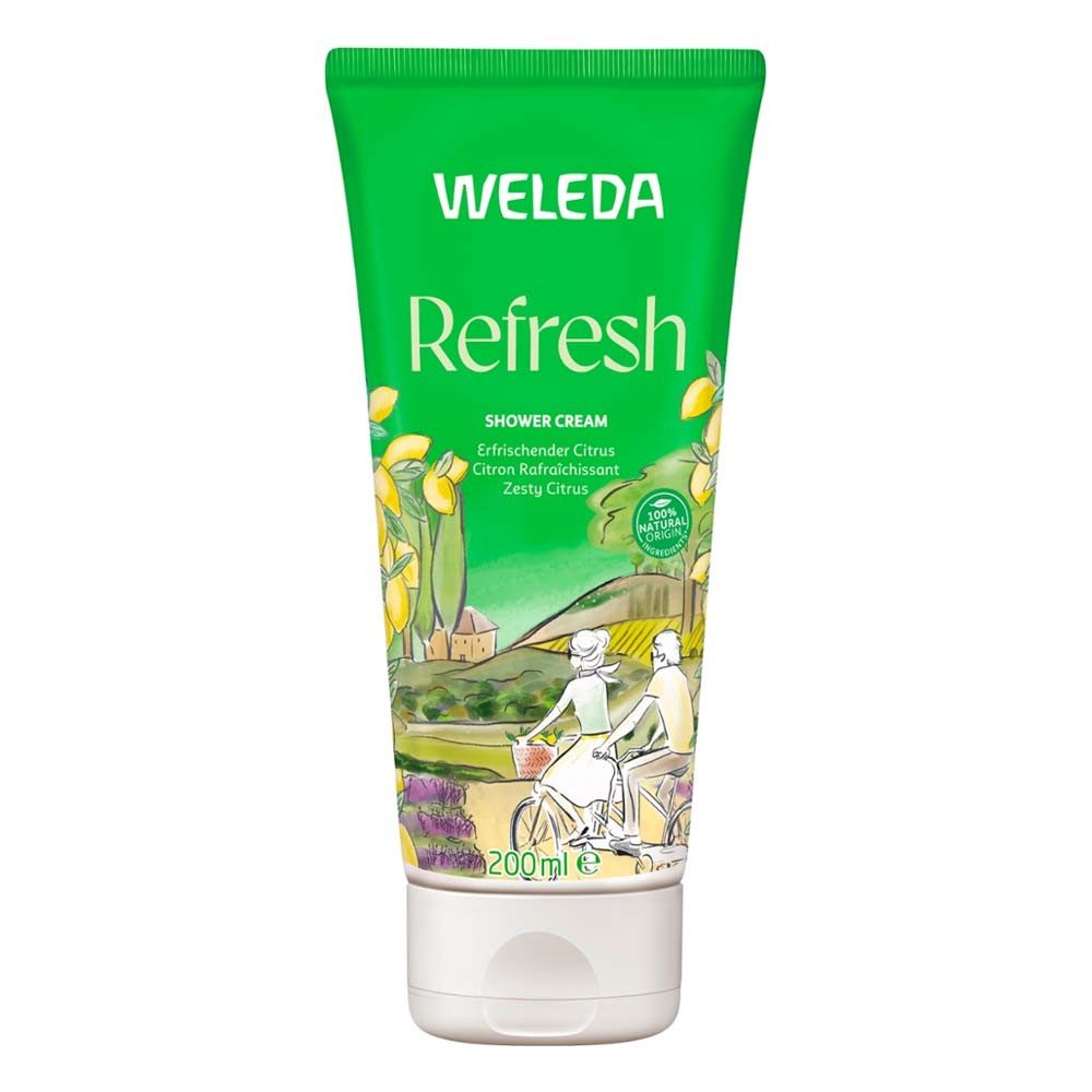 WELEDA Duschgel Citrus - Refresh Shower Cream 200ml 2er Pack