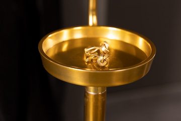 riess-ambiente Garderobenständer VALET 130cm gold, (Einzelartikel, 1 St), Schlafzimmer · Metall · Herrendiener · mit Ablage · Kleiderstange