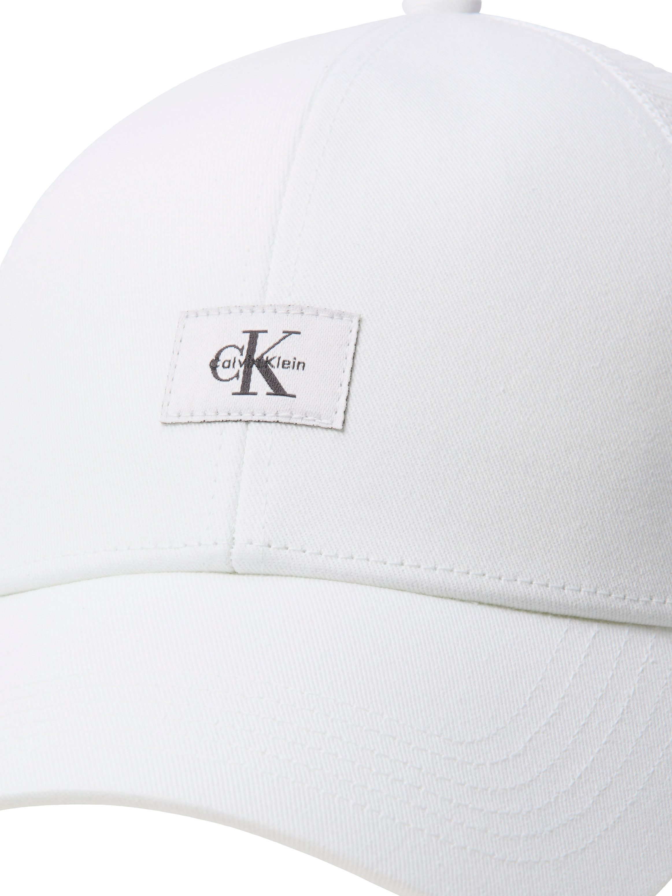 Calvin Klein Jeans Trucker Cap MONOLOGO WOVEN PATCH TRUCKER Netzeinsatz, Größe individuell verstellbar