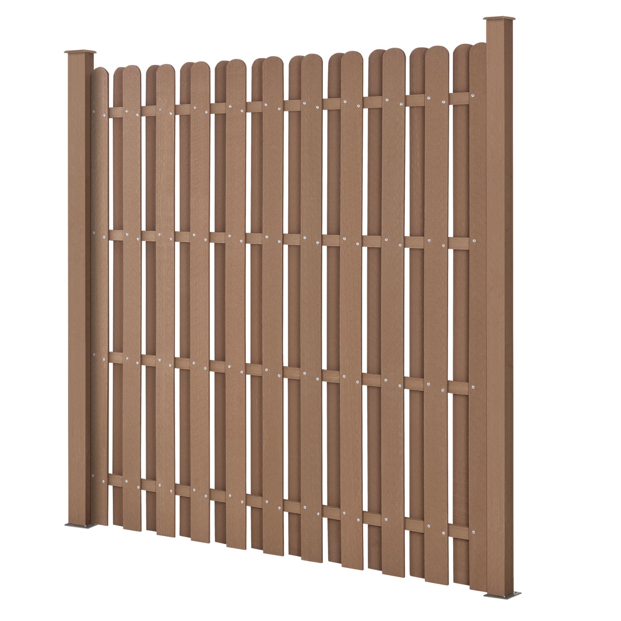 neu.holz Gartenzaun, (mit Pfosten), »Langreo« Lamellenzaun günstig online kaufen