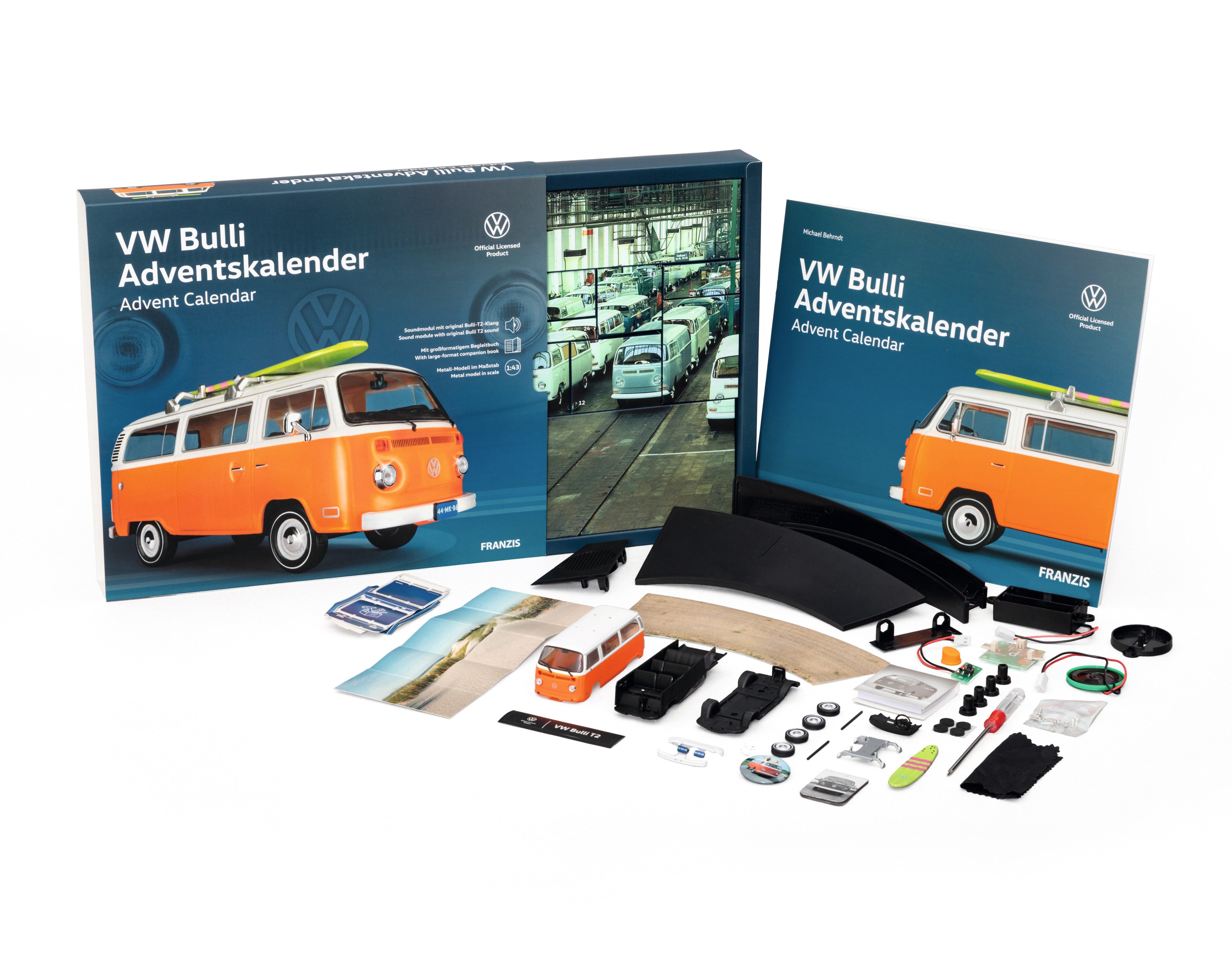 Franzis Adventskalender VW Bulli Adventskalender