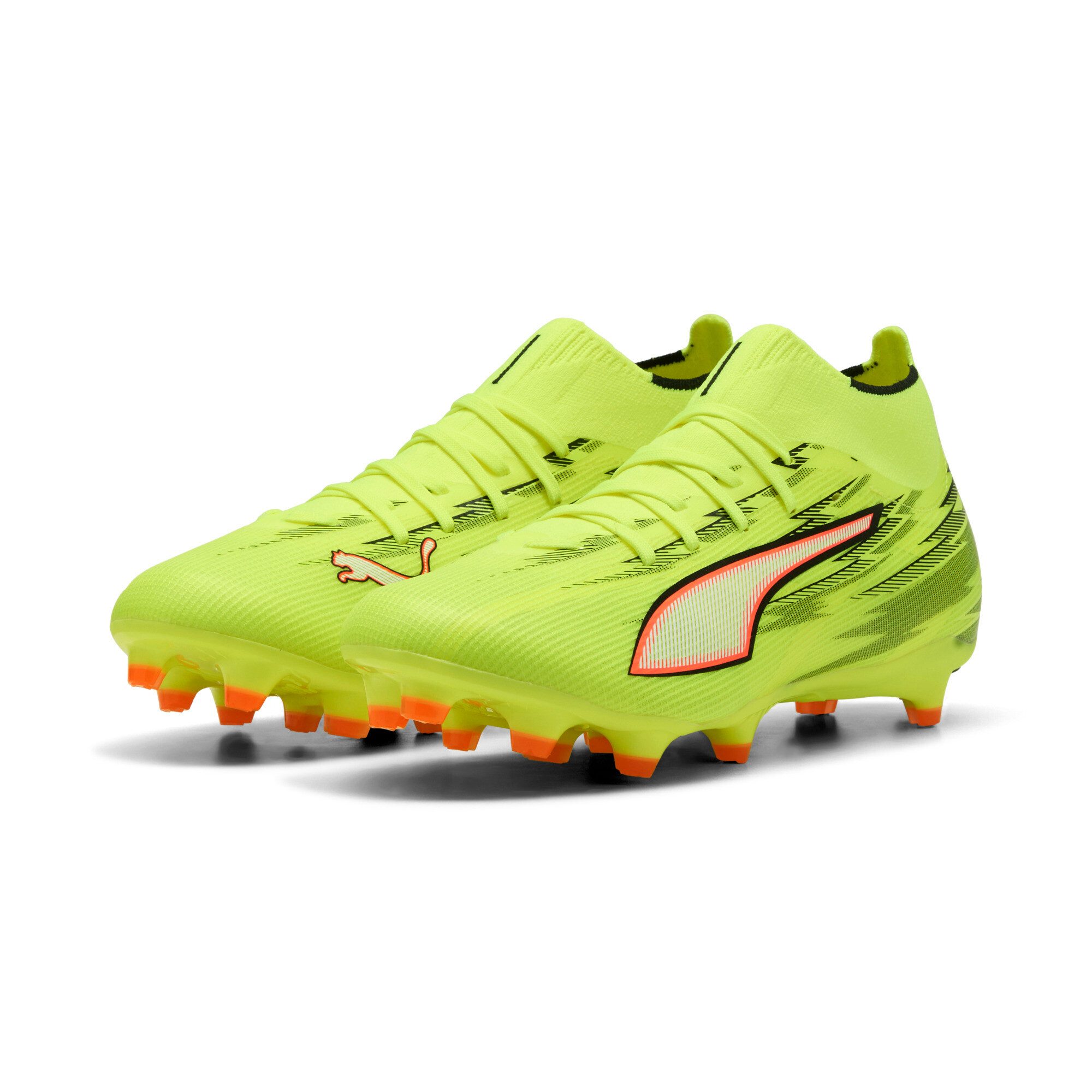 PUMA ULTRA 6 MATCH+ FG/AG Fußballschuh für Rasenplätze, knöchelhohe Form, mit Schnürung
