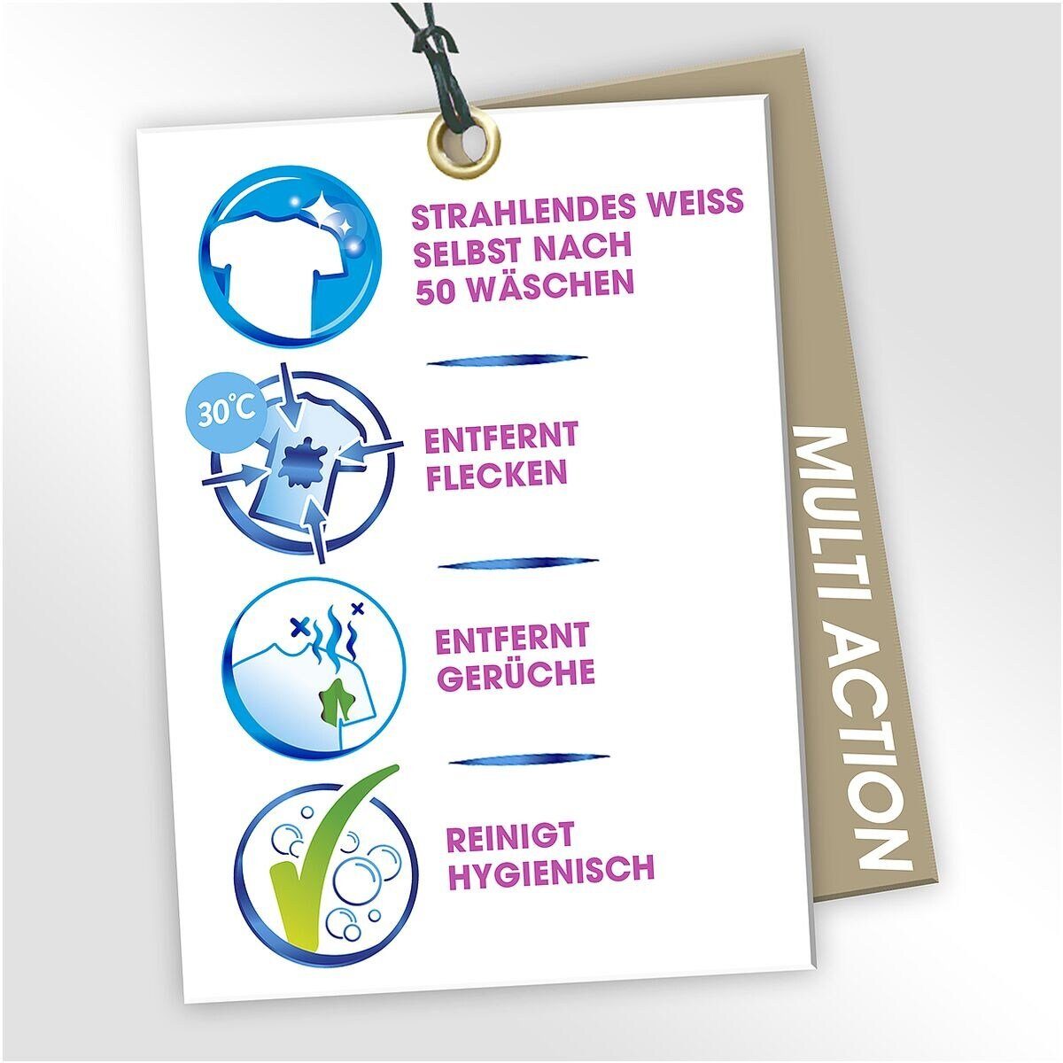 VANISH Oxi Action Gel Powerweiss Fleckentferner (ohne Chlor, für Weißwäsche)