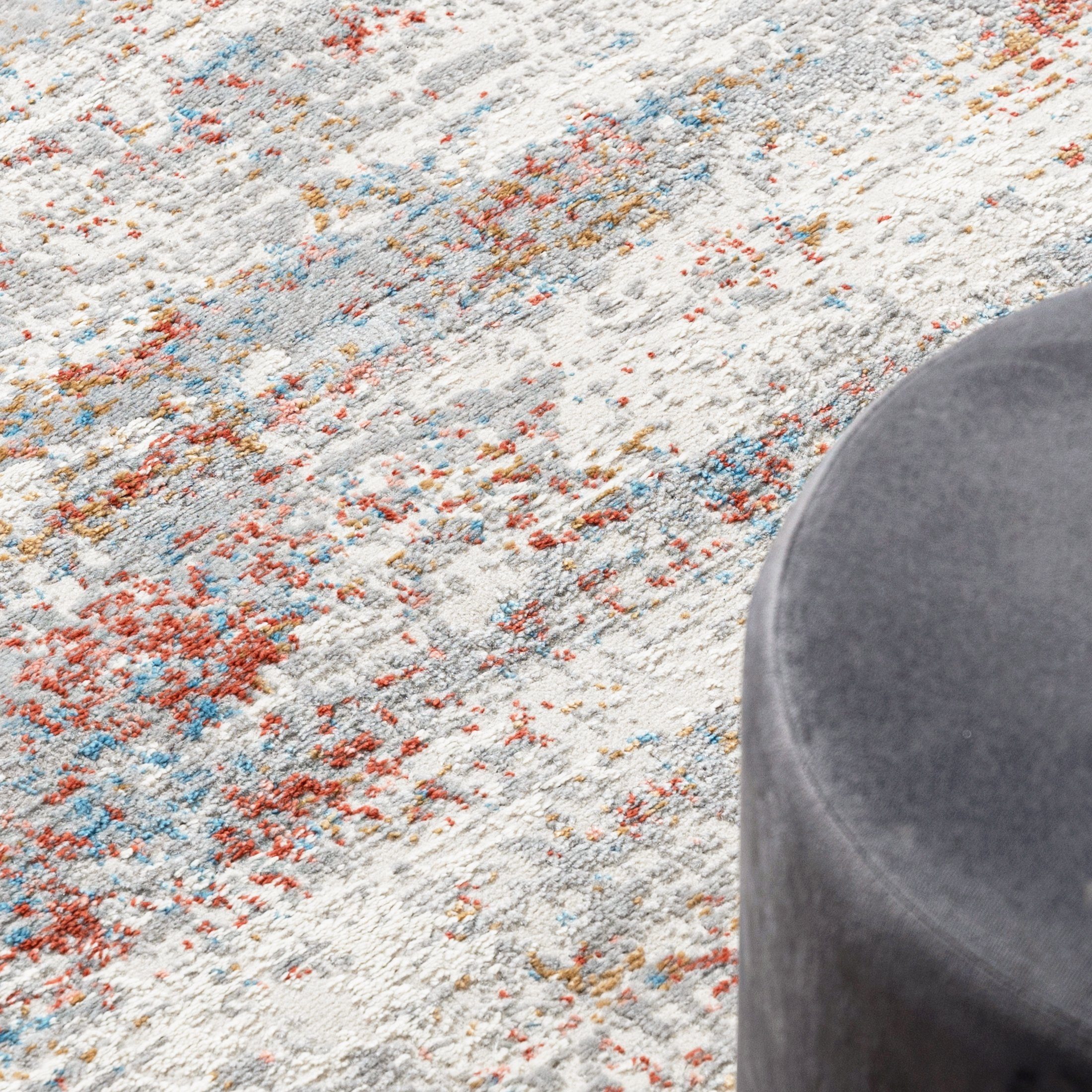 Mazovia Läufer Läufer FlurLäufer Modern für Vorzimmer Schlafzimmer - Abstrakt Muster, 60 x 150 cm, Kurzflor, Meterware