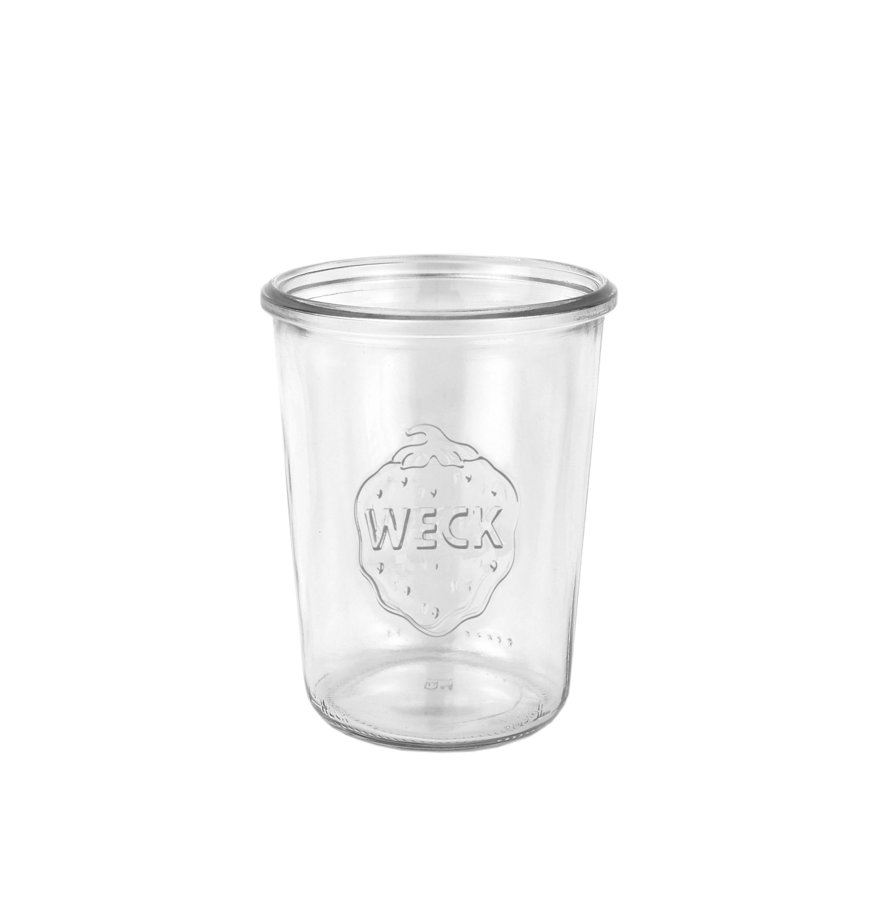 Einmachglas Gläser 18er Glas inkl. Set Rezeptheft, 850ml, MamboCat 3/4L Weck Sturzgläser