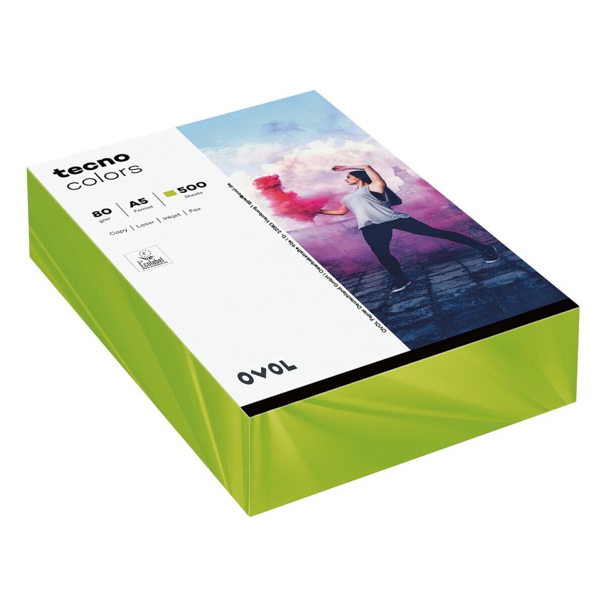 Thumbnail - Inapa tecno Druckerpapier Rainbow, Intensivfarben, Format DIN A5, 80 g/m²