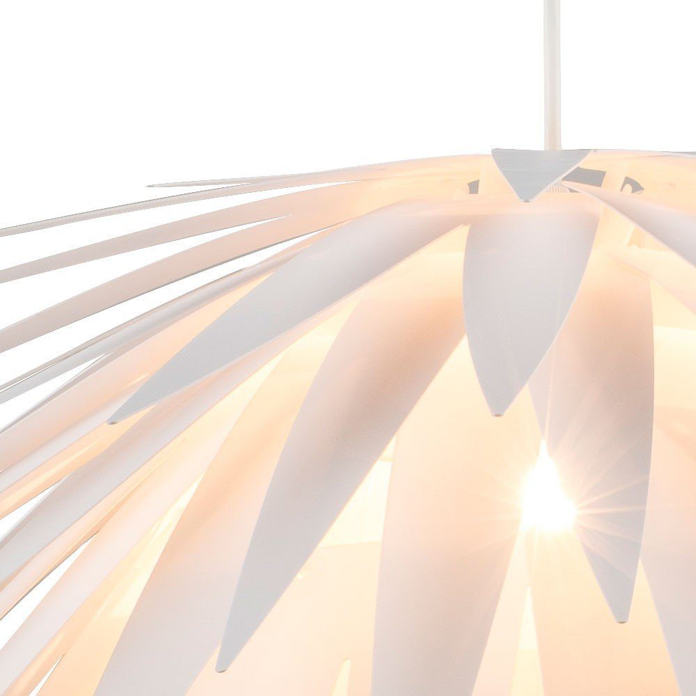 LED Höhe Pendel Pendelleuchte, Lampe Decken LED weiß inklusive, etc-shop Hänge Design 140 Leuchte Beleuchtung Leuchtmittel