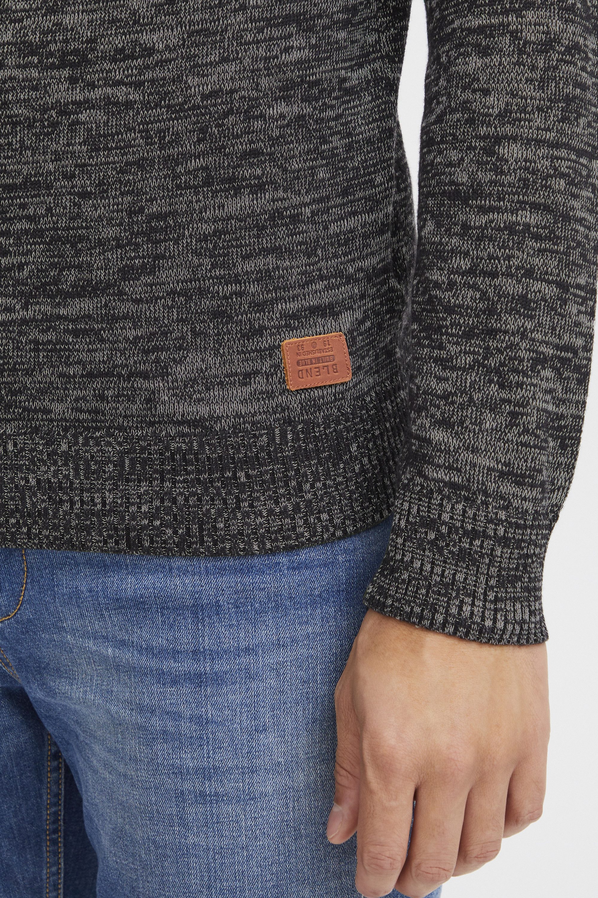 Blend Troyer BHDanovan Strickpullover in MeLange-Optik