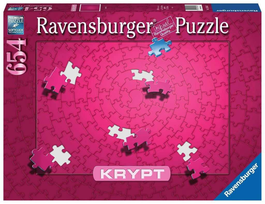 Ravensburger Puzzle Krypt Puzzle Pink (654 Teile), 654 Puzzleteile, Premium-Puzzle mit Softclick-Technologie