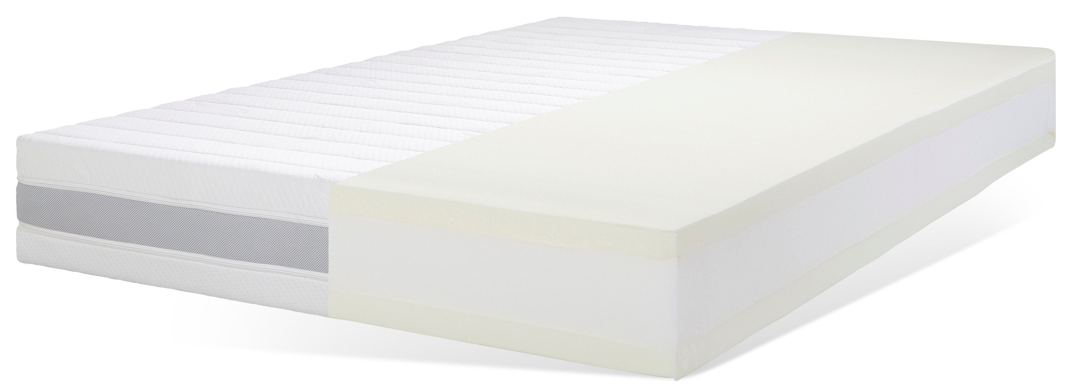 Taschenfederkernmatratze Matratze Königin 7 Zonen Tonnentaschenfederkernmatratze, Malie, 24 cm hoch, 90x200cm& weitere Größen, Matratze H2, H3, H4, H5