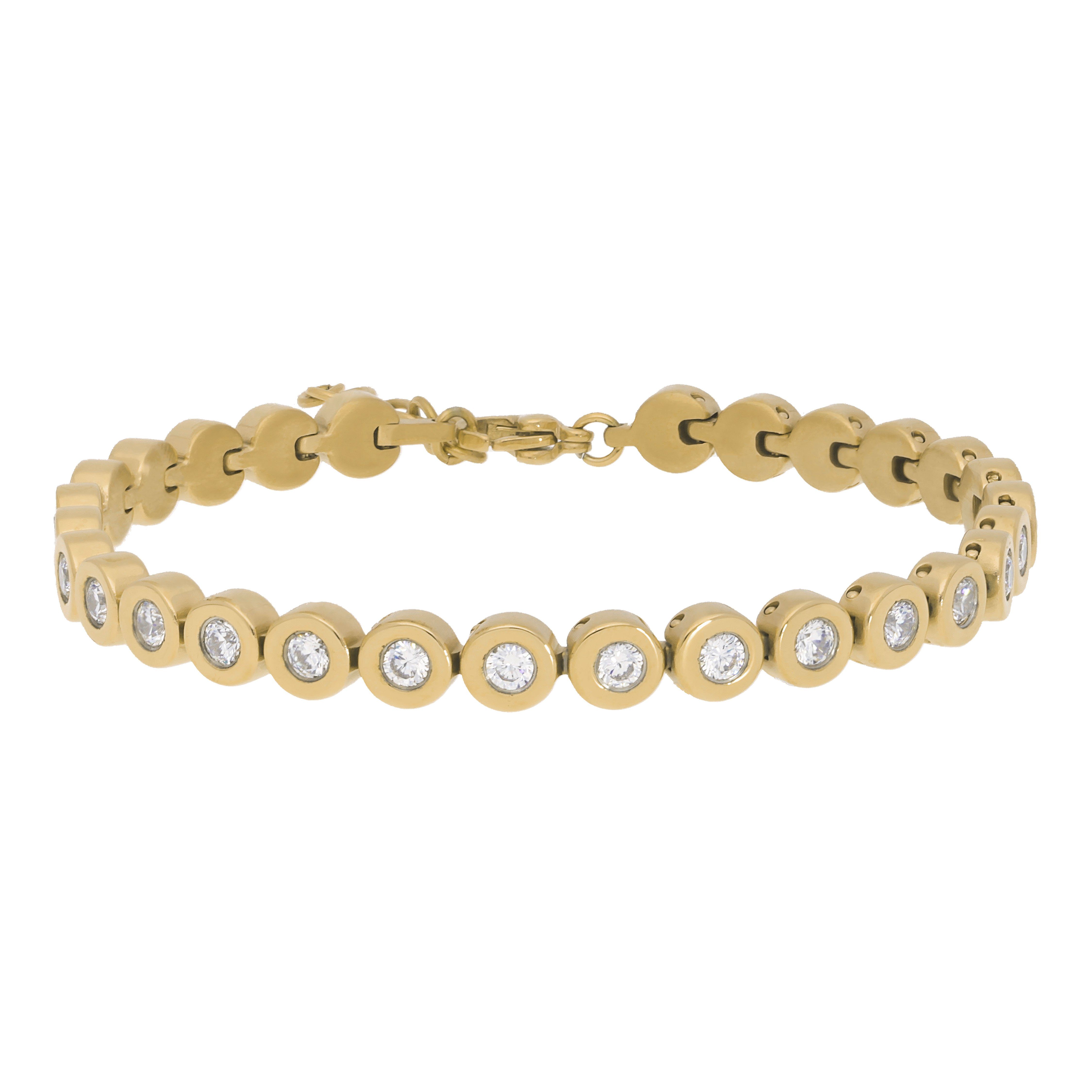 TITANIA Armband Titanarmband, mit Zirkonia