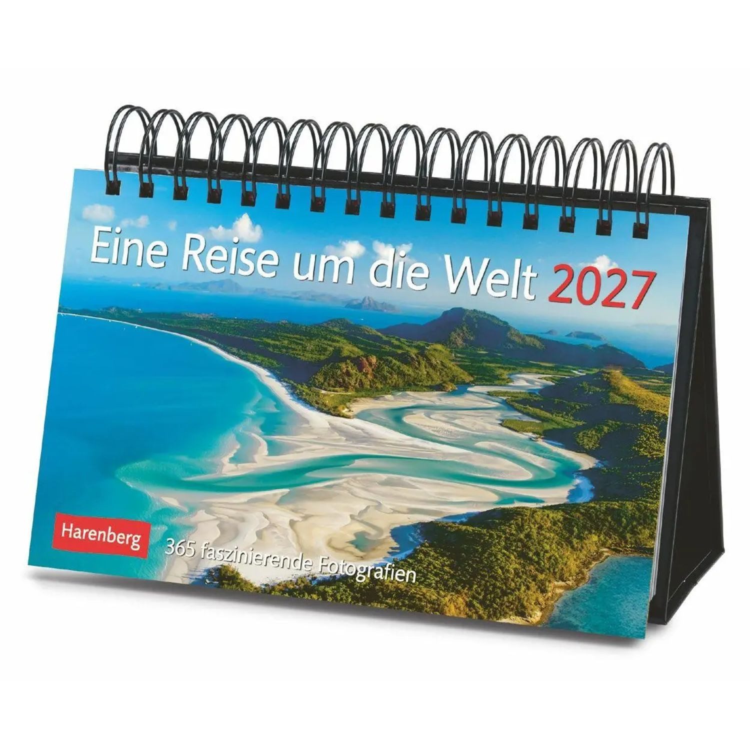 Harenberg Kalender Verlag Tischkalender Eine Reise um die Welt Premiumkalender 2027 - 365 faszinierende...