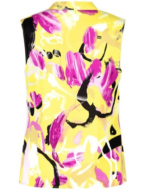 Taifun Blusentop Ärmellose Bluse mit Floral-Print