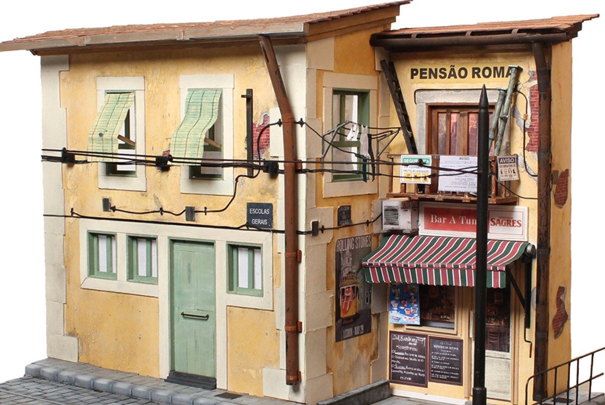 OcCre Modellbausatz Lisboa Diorama, (Zusatzartikel, 1-tlg., Straßenbahnbausatz), Made in Europe