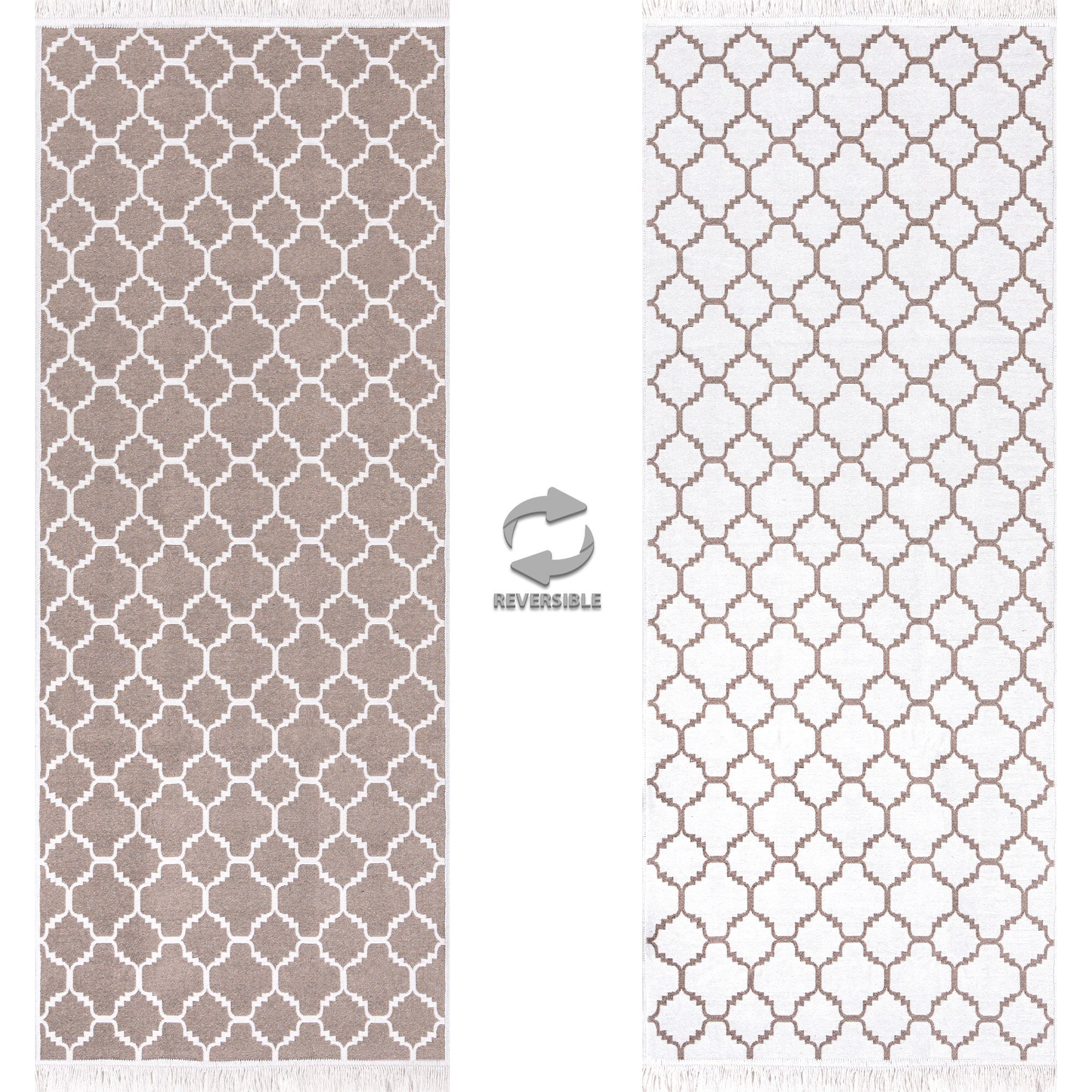 Jimri Teppich Kelim, Läufer, Wohnzimmer Teppich Flur Läufer günstig online kaufen