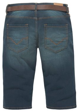 H.I.S Jeansbermudas HANTZ (Set, 2-tlg., mit abnehmbarem Gürtel) Ökologische, wassersparende Produktion durch Ozon Wash