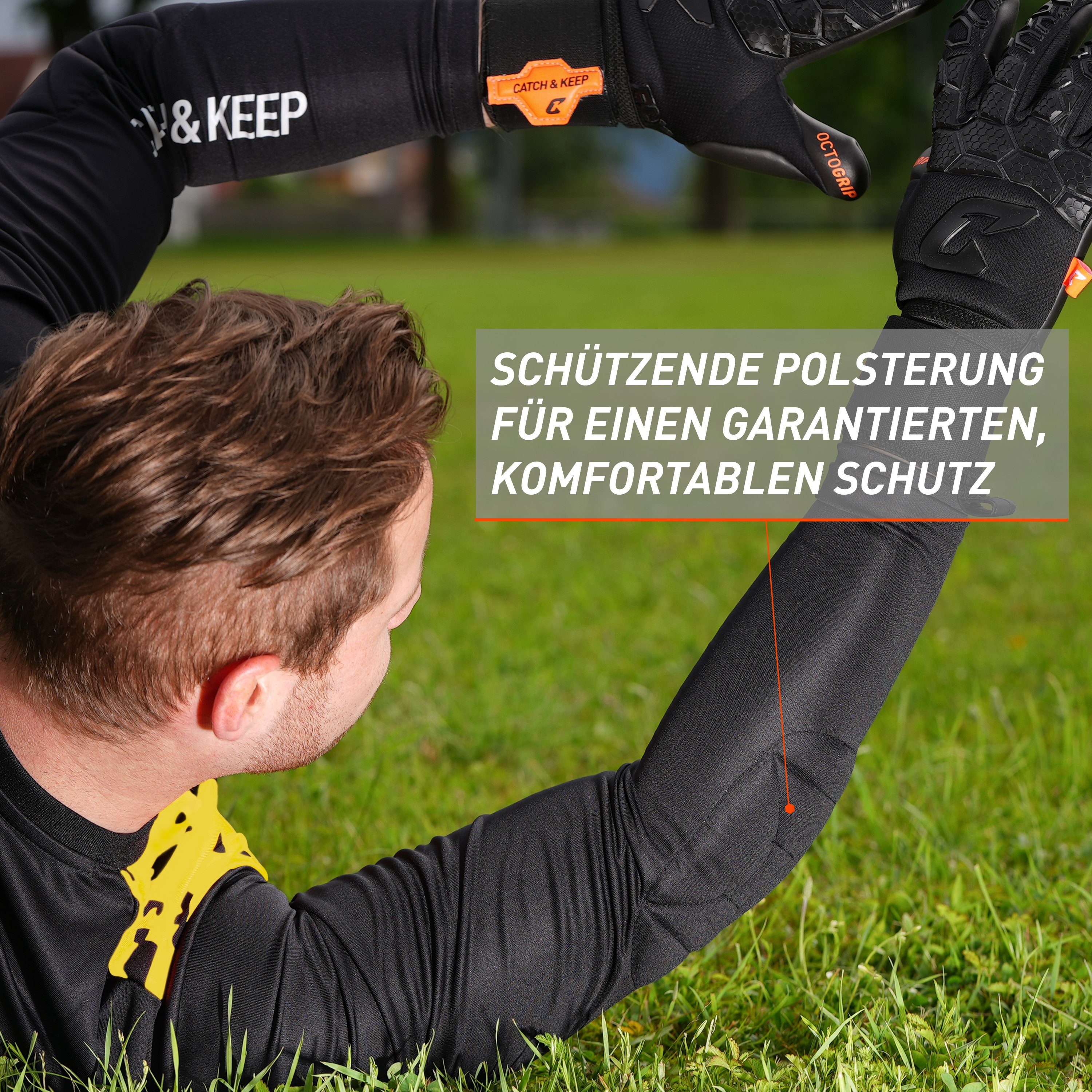 Catch & Keep Torwarttrikot Torwarttrikot - gepolstertes Torwarttrikot mit langen Ärmeln (1-tlg)
