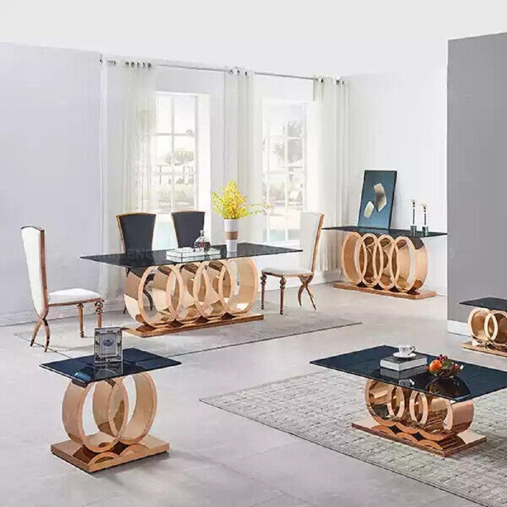 Europa Möbel Made (1-St., Esstisch Esstisch), Esstische Esszimmer JVmoebel Tisch 1x Esszimmertisch Edelstahl in Designer