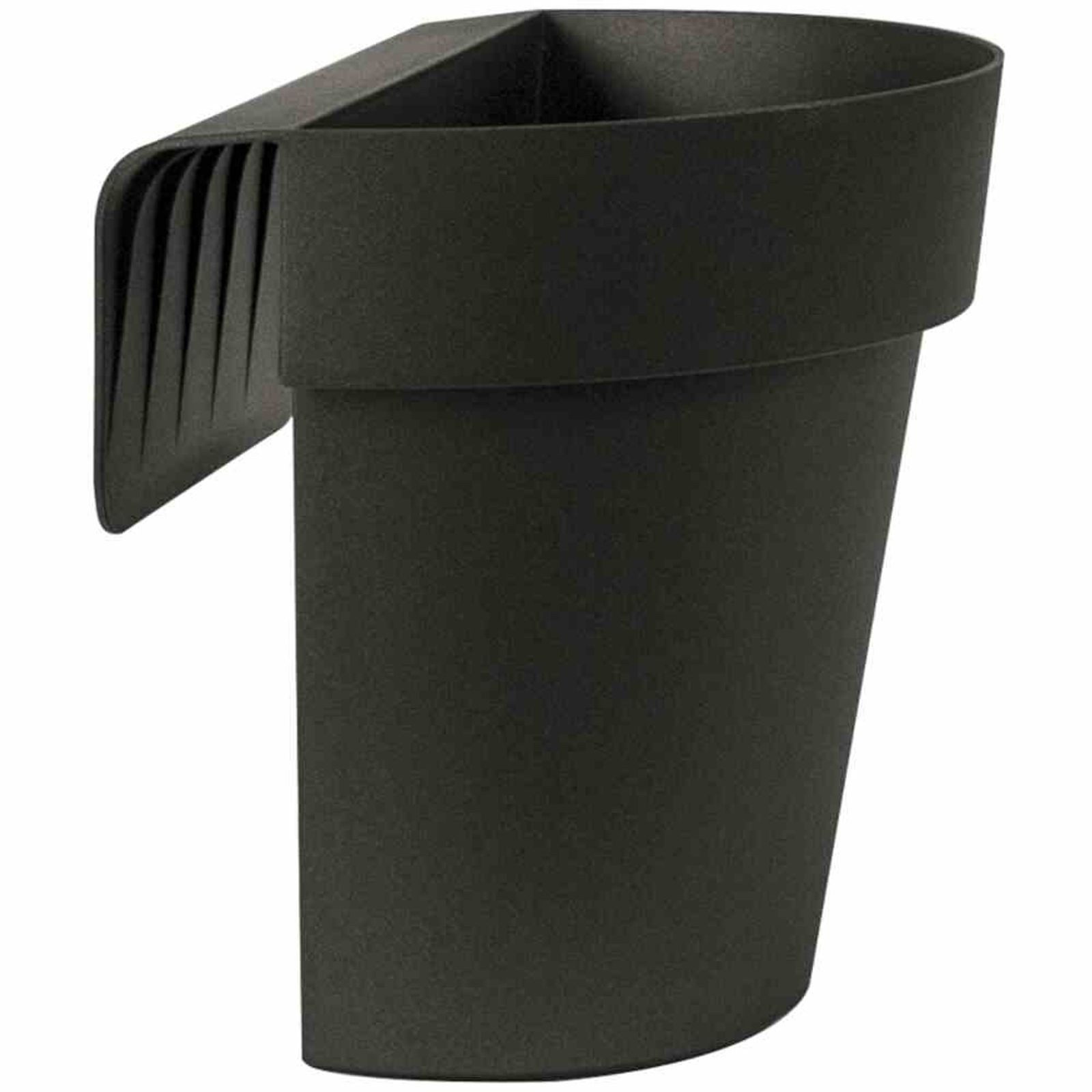 euro3plast Pflanzkübel Balkon-Hängetopf UP, anthrazit Ø 25 cm