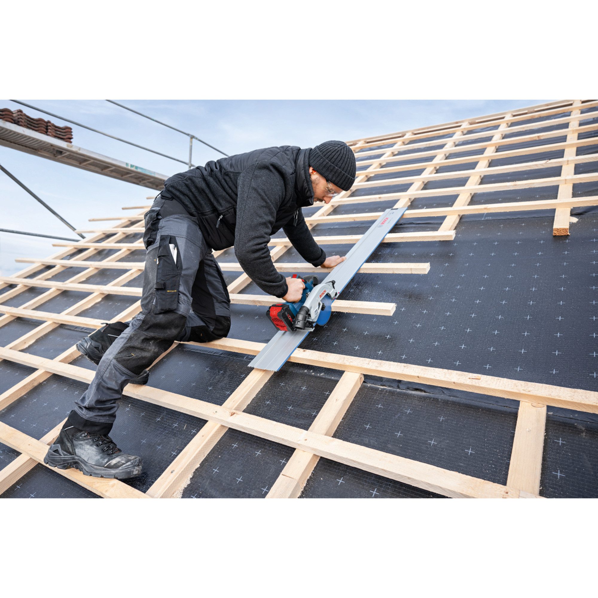 Bosch Professional Kappsäge Bosch Professional Akku-Handkreissäge GKS 18V-57-2