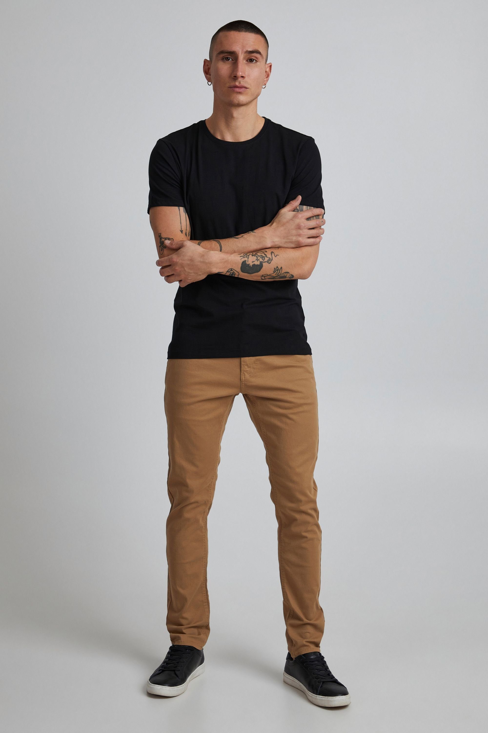 Blend Chinohose BHNatan Stoffhose mit normalem Bund und schmalem Beinen - Slim Fit