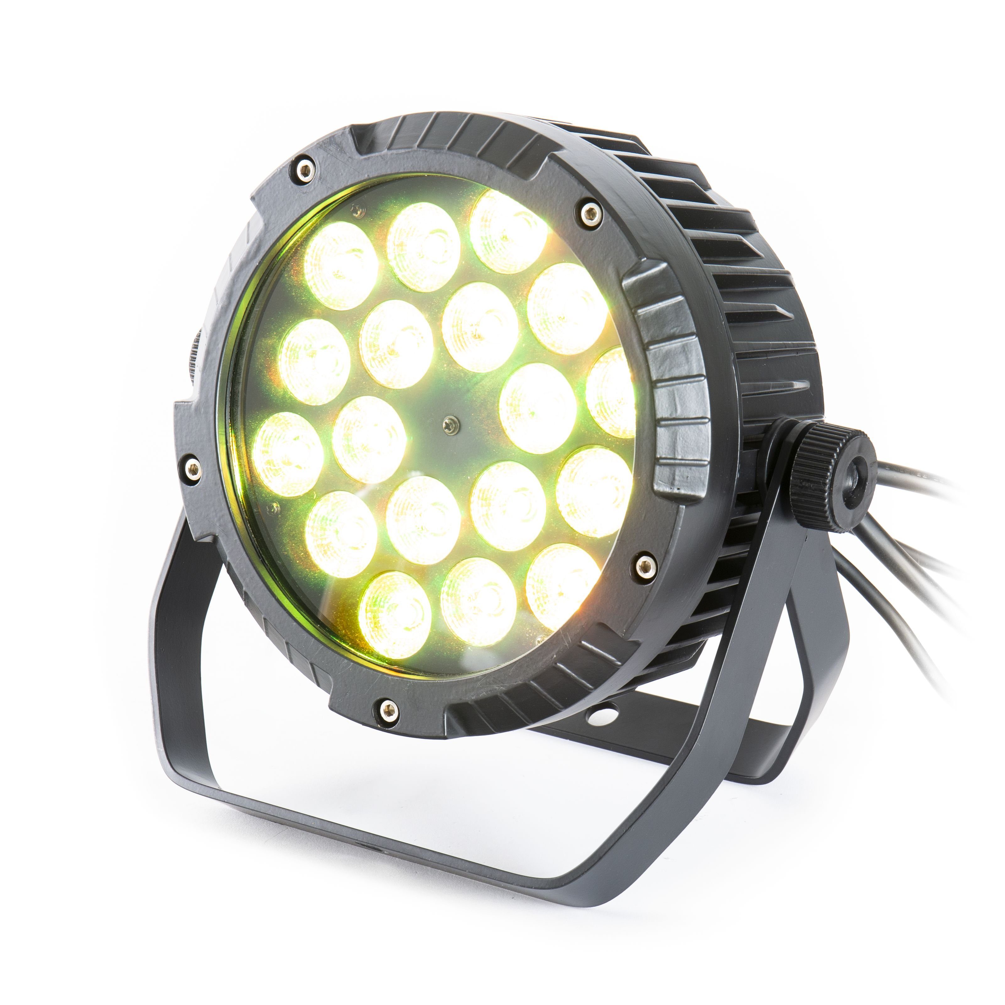 Discolicht, - LED Spot IP65 Slim RGBW, ARC PAR lightmaXX Scheinwerfer 18x 10W