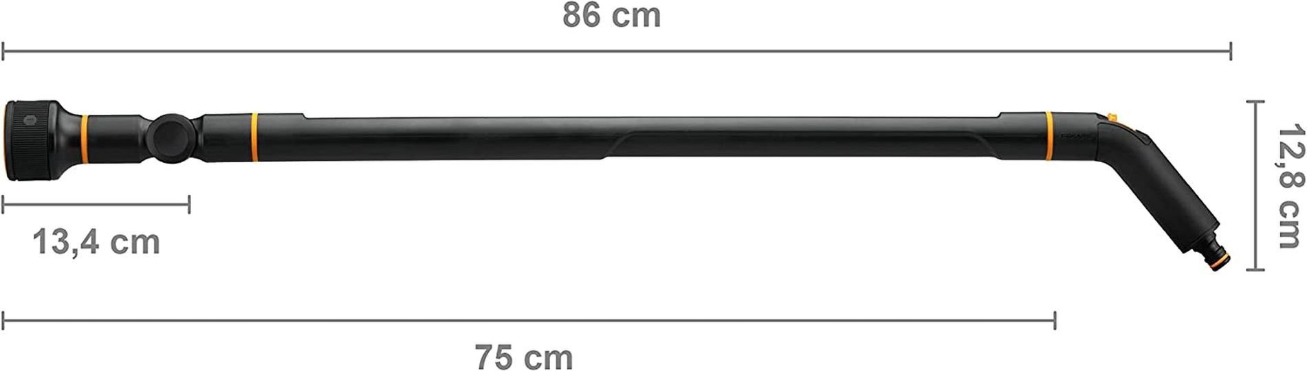 Fiskars Bewässerungsbrause Gießstab Sprühpistole Blumendusche Bewässerungsset 74cm, (2-St)