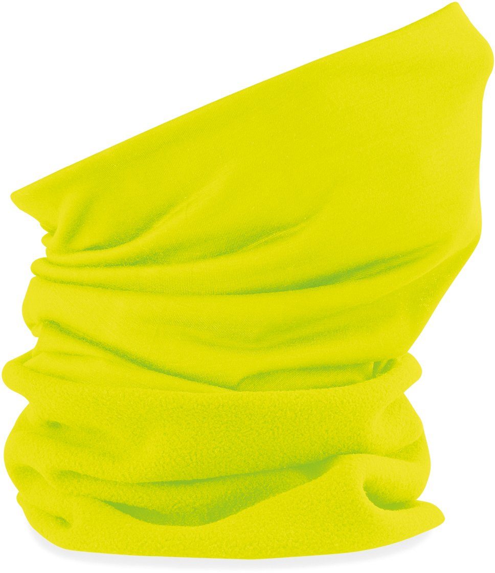 Morf® Halstuch cm Schlauchschal Yellow 74x25 Suprafleece® Multifunktionstuch Fluorescent Schal Beechfield® CB920
