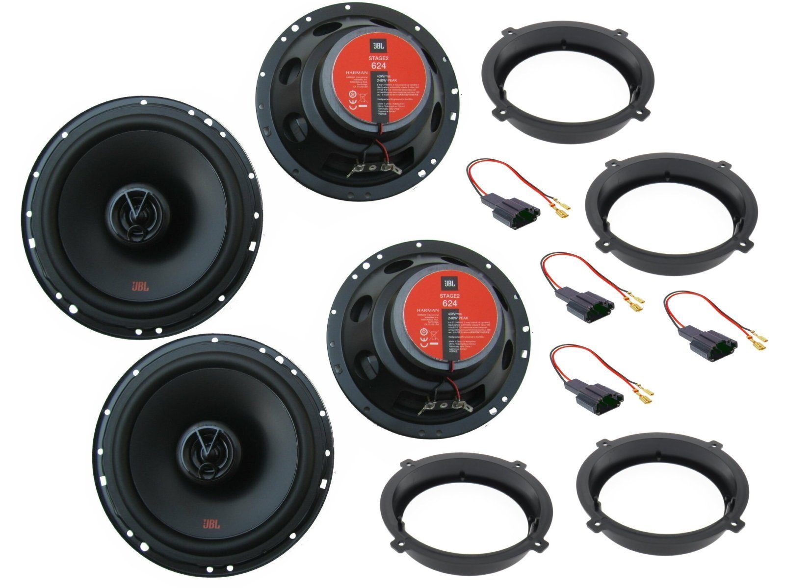 DSX JBL passend für Hyundai Matrix 01-10 Lautsprecher Set Tür Front Heck 9 Auto-Lautsprecher (160.00 W)