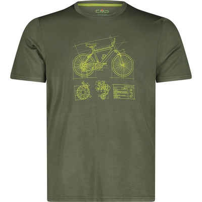 CMP T-Shirt MAN T-SHIRT OIL GREEN
