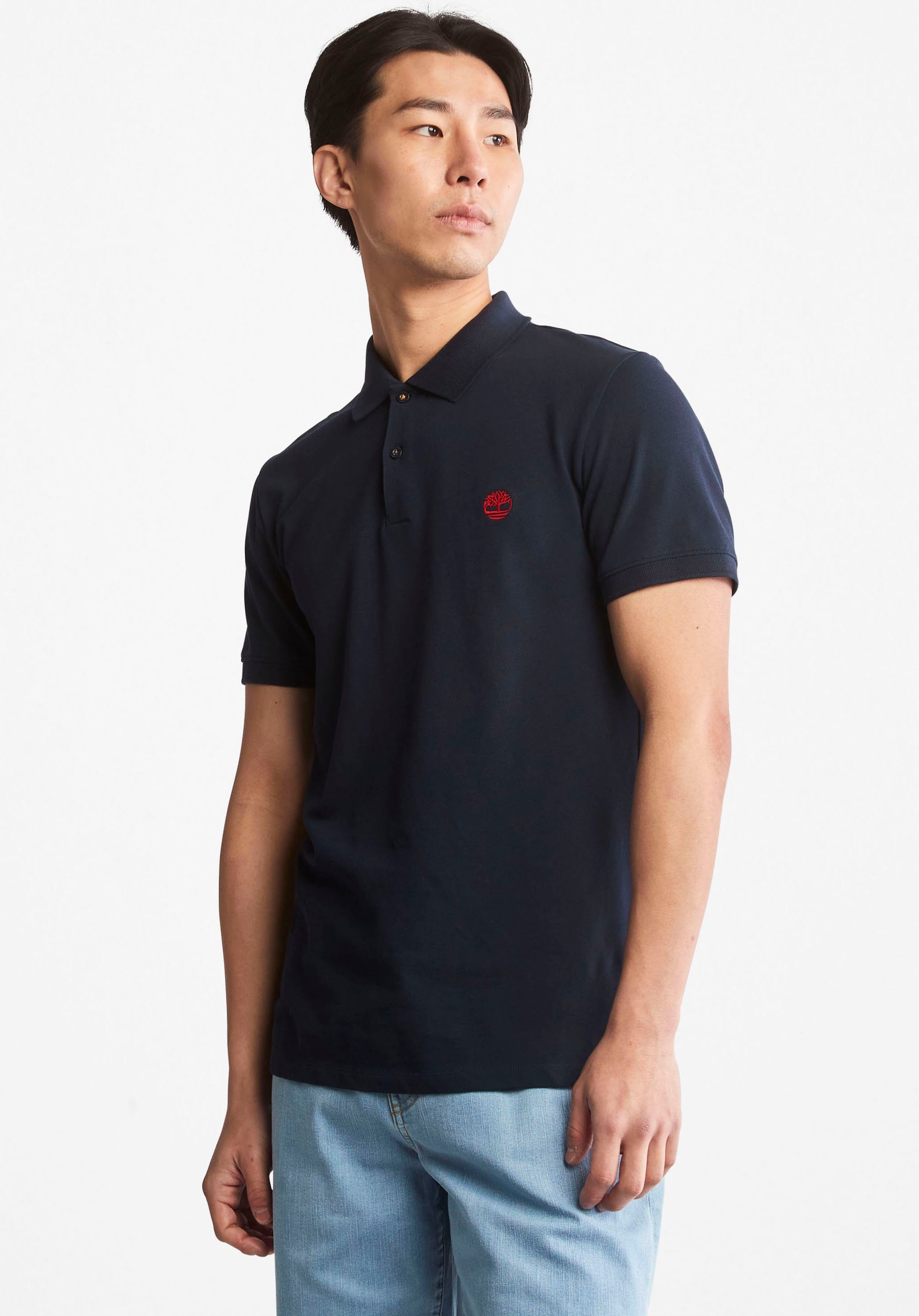 groß Timberland Poloshirt dark RIVER sapphir Sleeve Short MERRYMEETING