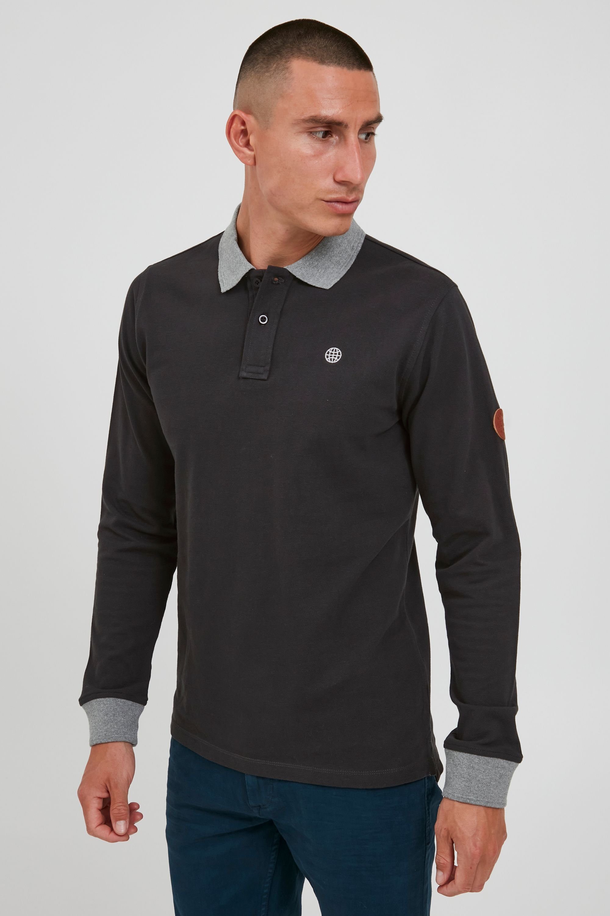 Blend Langarm-Poloshirt BHRalle Longsleeve mit verlängerter Rückenpartie günstig online kaufen