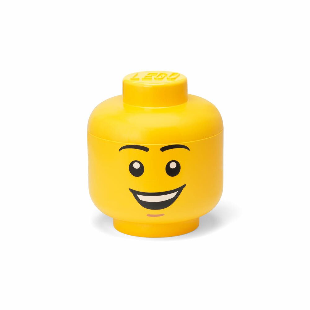 NHG Aufbewahrungsbox LEGO Storage Head Large Happy Boy