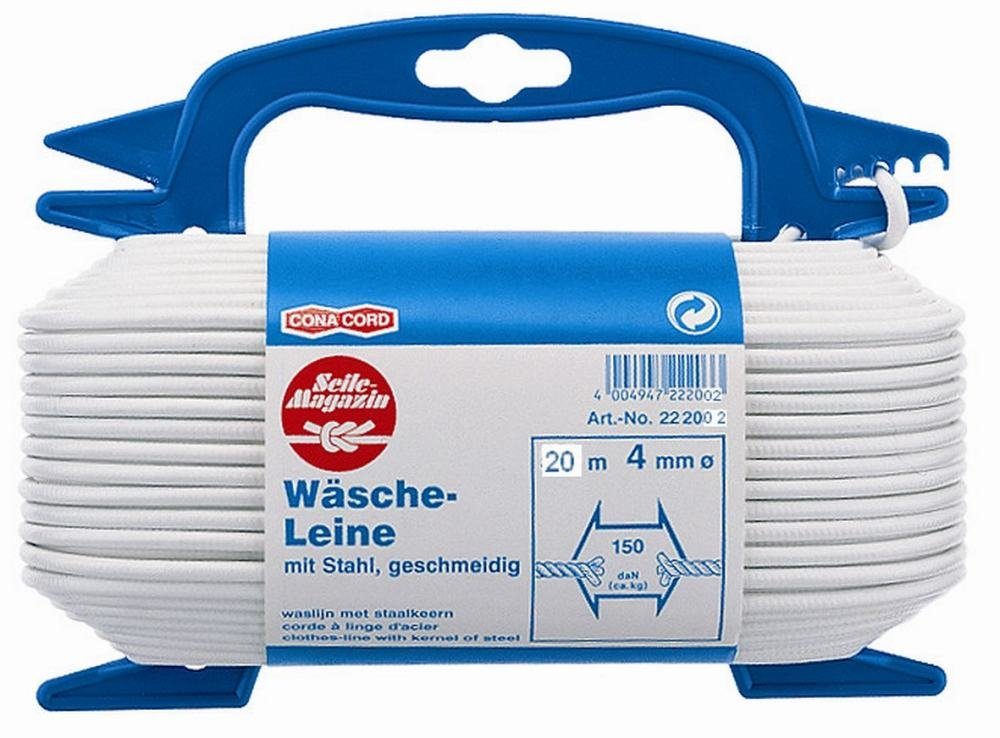 Aco Wand-Wäscheleine Conacord Wäscheleine Ø 4 mm x 20 m | Wandtrockner