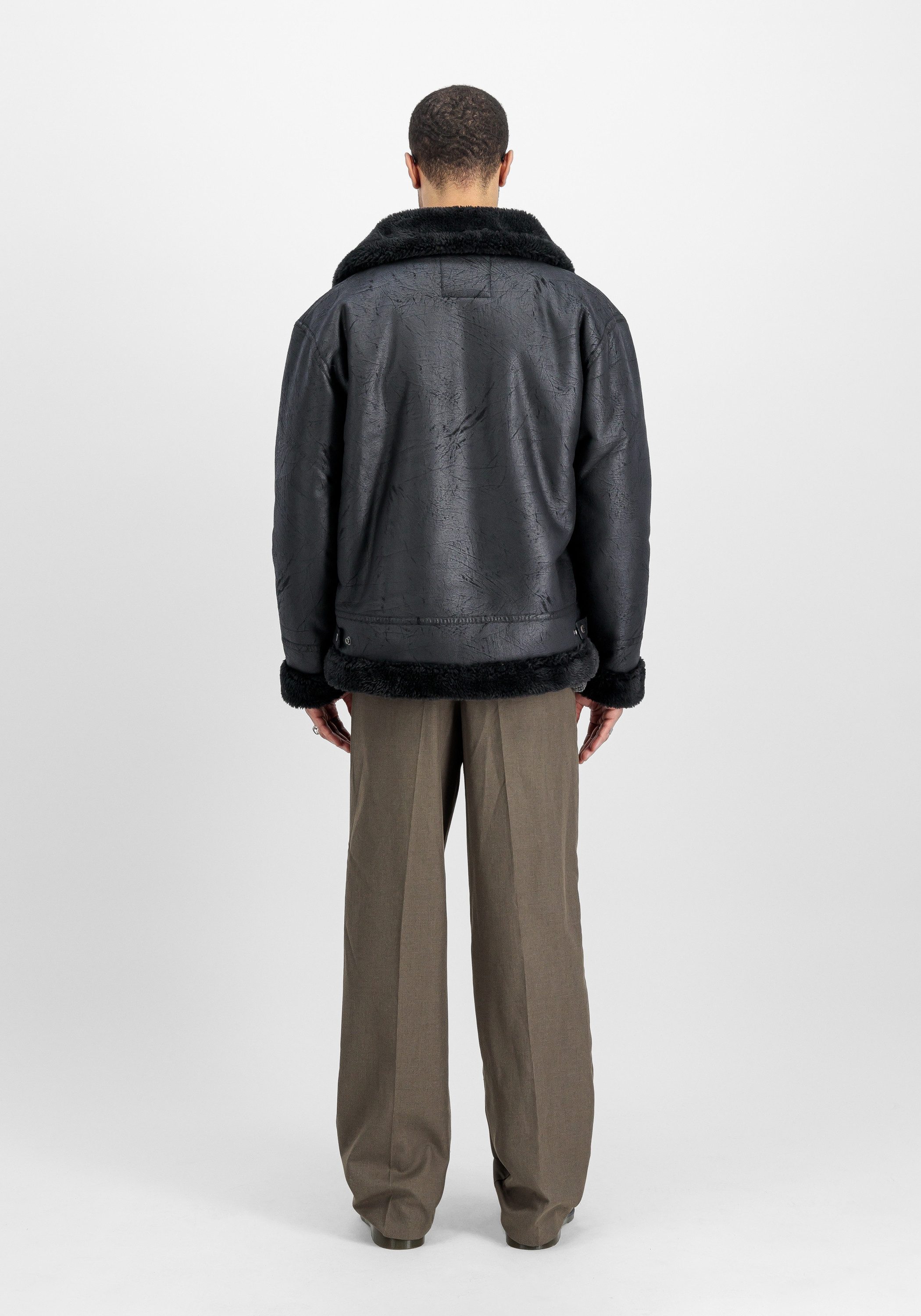 Alpha Industries Lederjacke B-3 Faux Leather