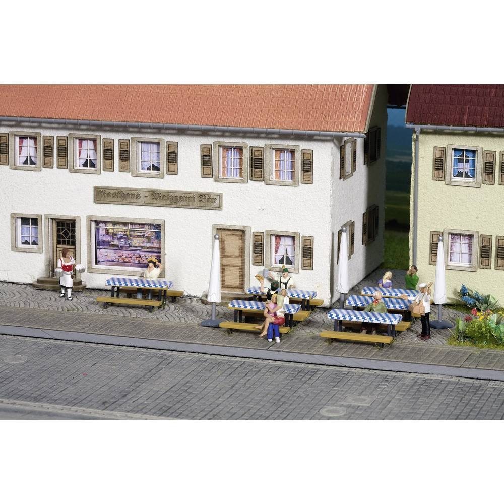 NOCH Modelleisenbahn-Fertiggelände H0 Biergarten-Zubehör 14817