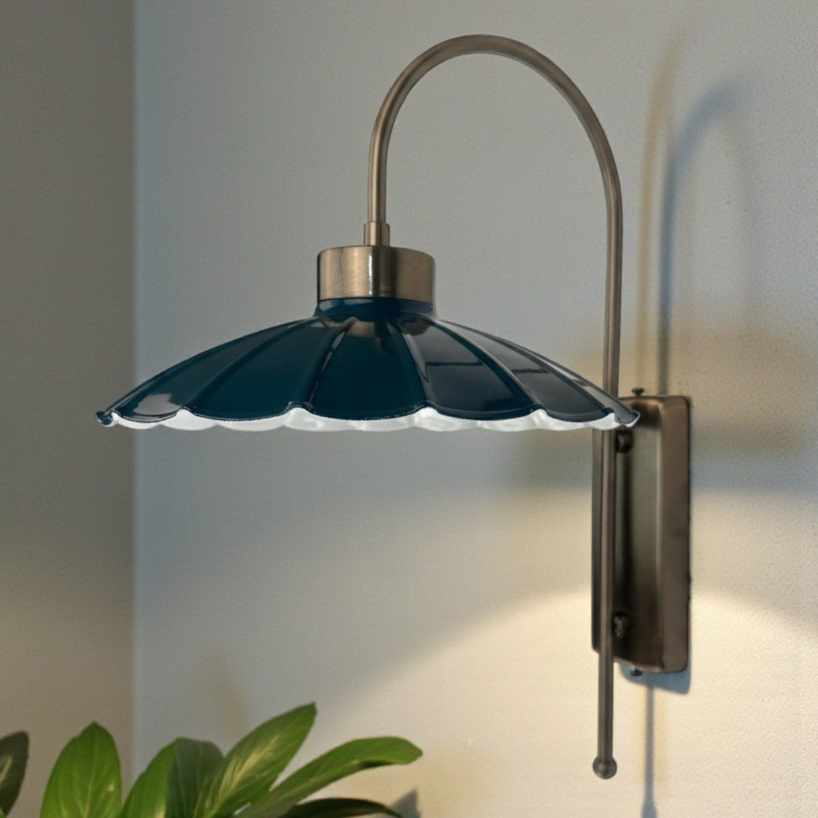 Bamyum Wandleuchte Risso Vintage Metall Wandleuchte, ohne Leuchtmittel