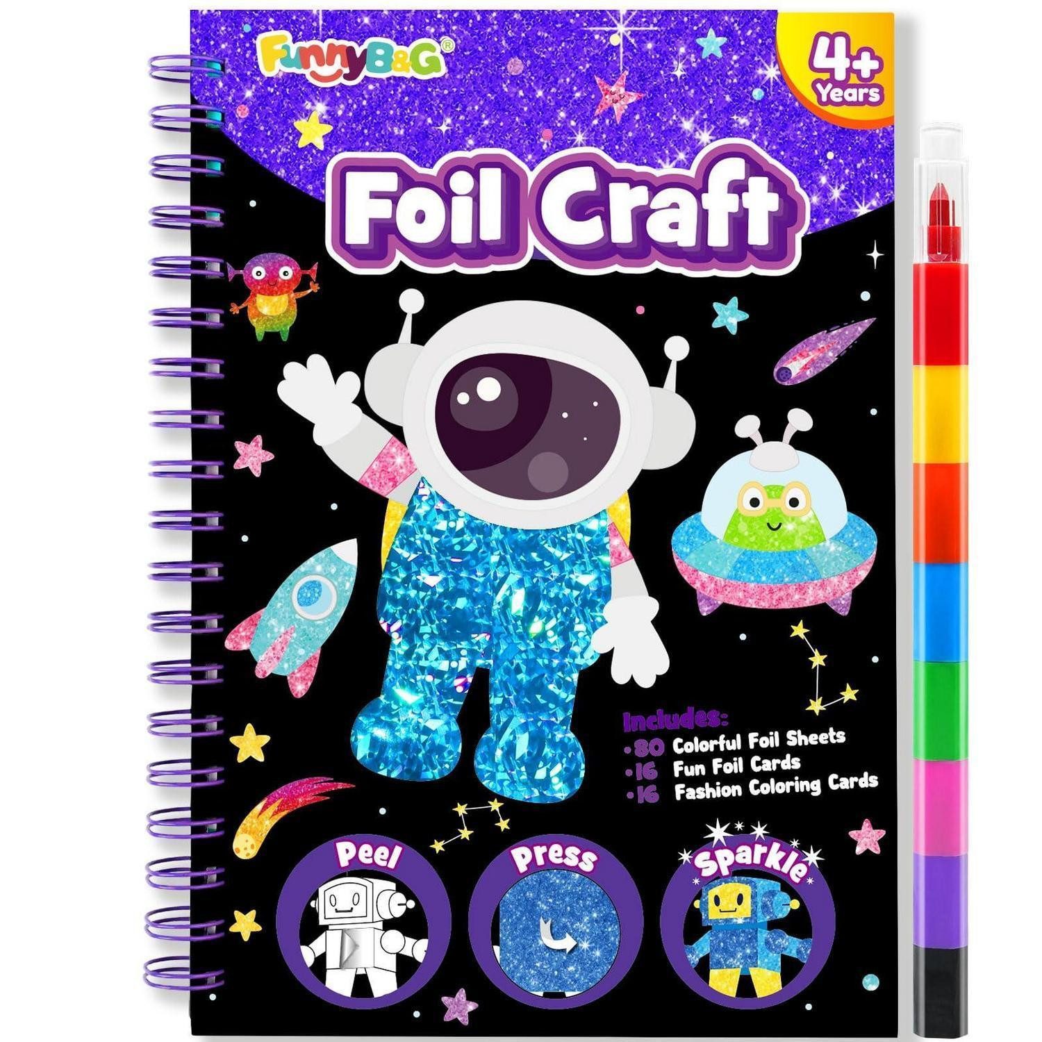 LuxusKollektion Kreativset Foil Art Bastelset Planet Kreativspielzeug