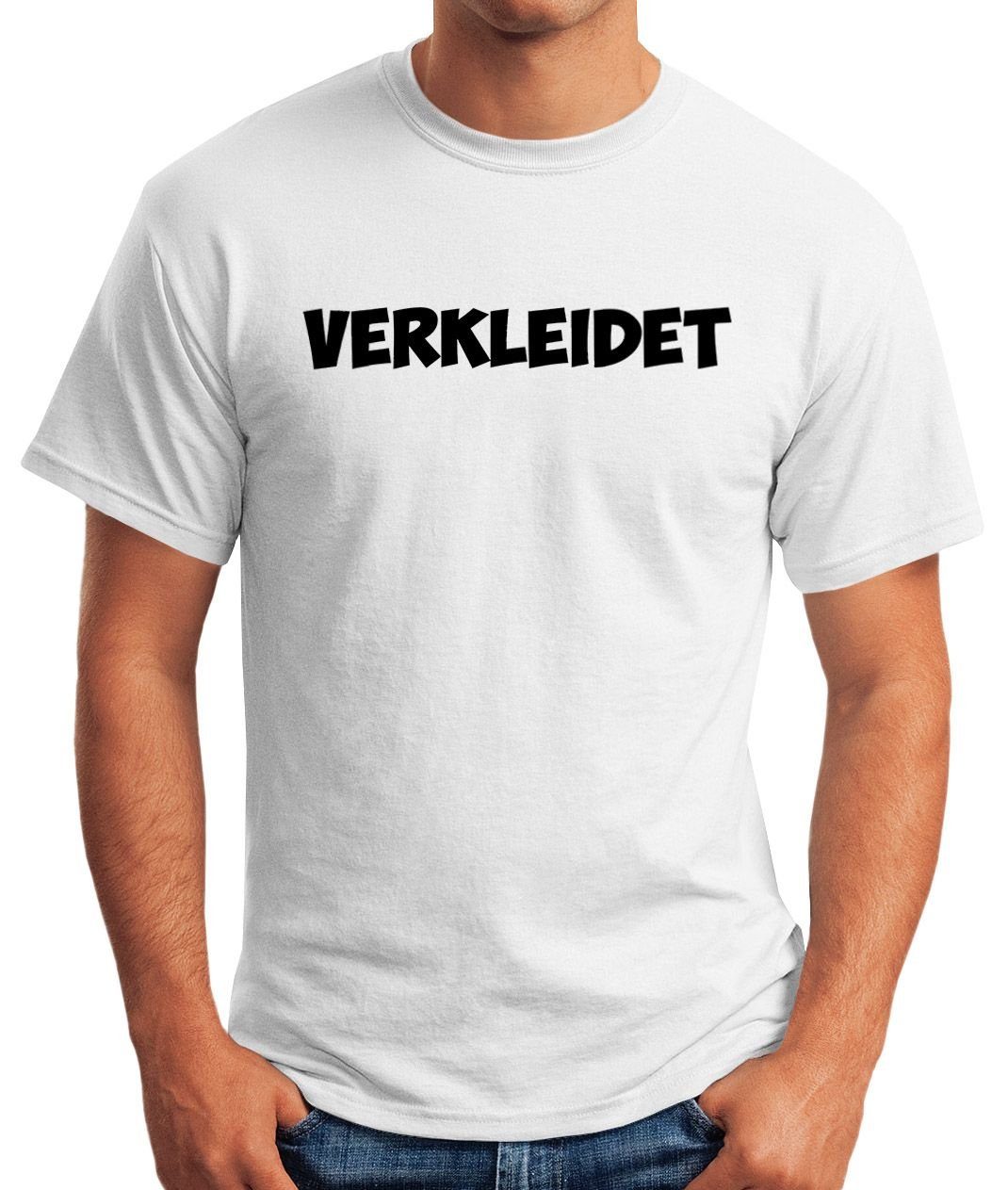 MoonWorks Print-Shirt Herren T-Shirt Verkleidet Fasching günstig online kaufen