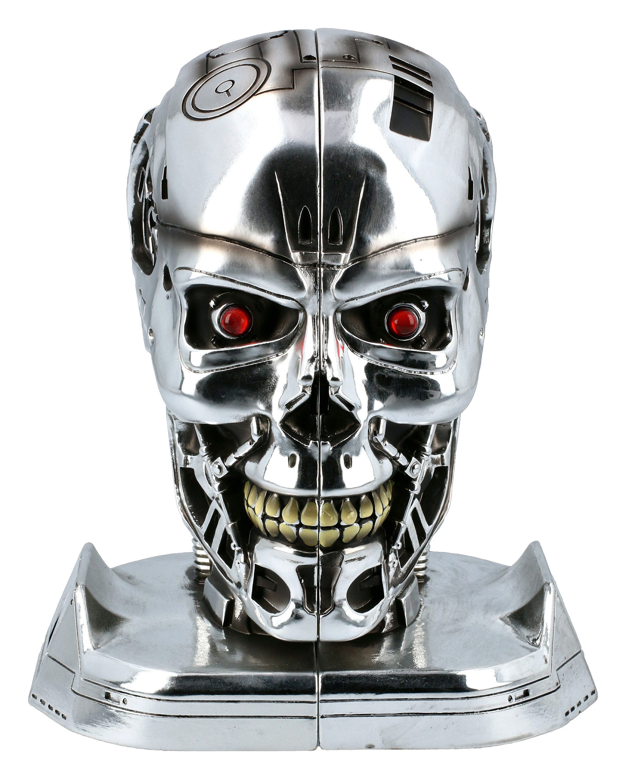 Figuren Shop GmbH Buchstütze Buchstützen - T-800 Terminator 2 - Film Merchandise Sci-Fi Dekoration (2 St)