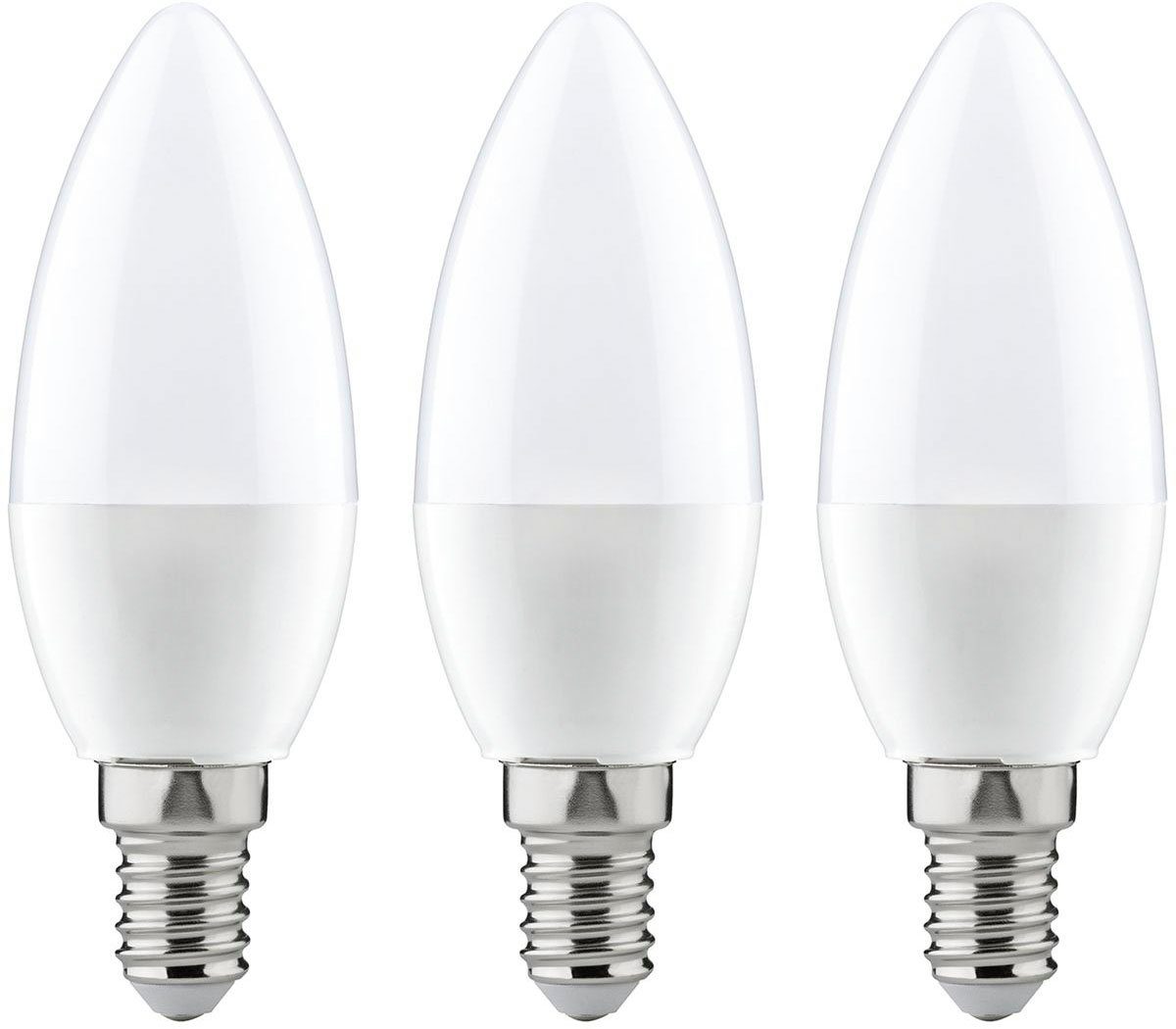 LED-Leuchtmittel Kerze 4W E14 230V Warmweiß 3er-Pack